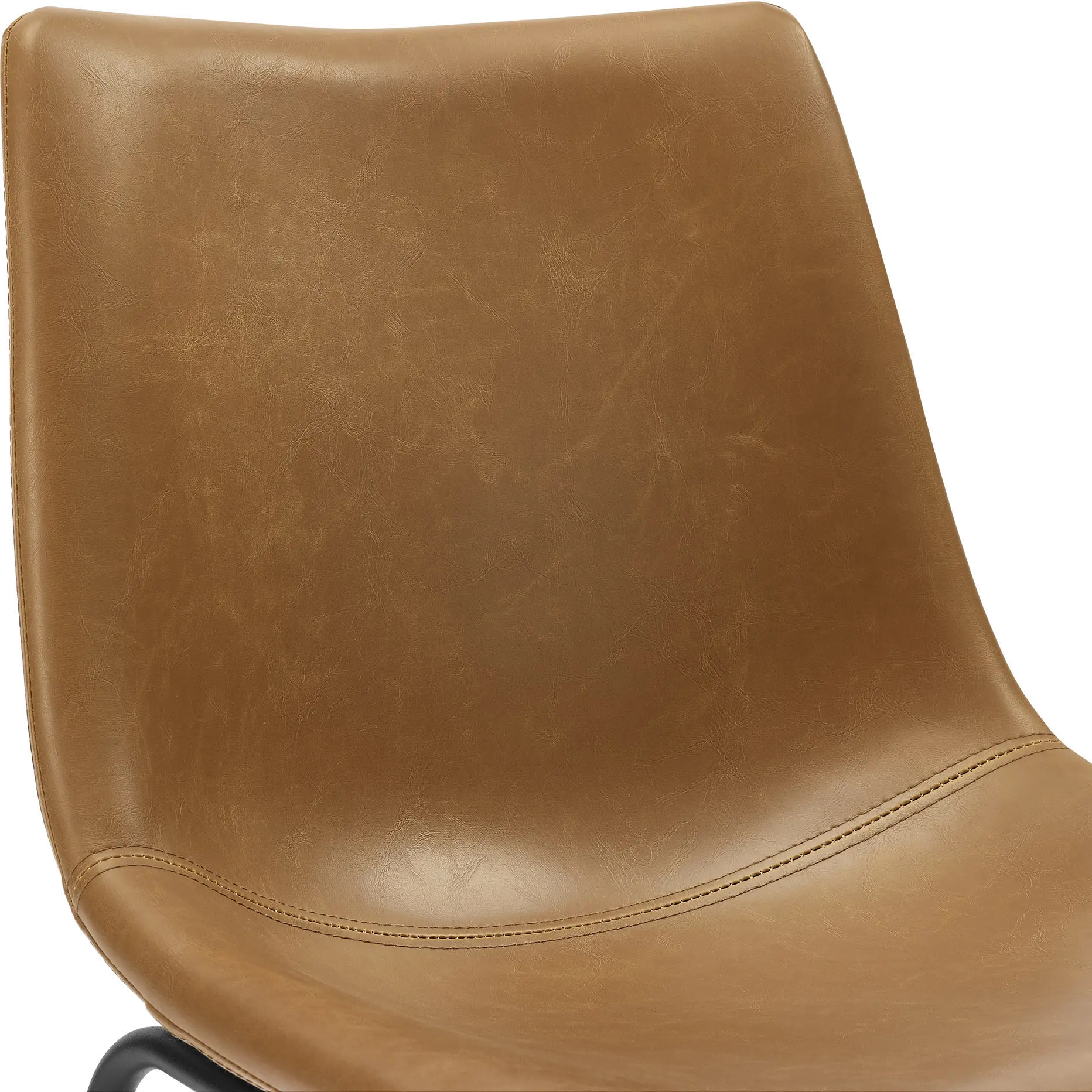 CHL26WB Slope Saddle Brown Counter Height Stool, Set of 2-4