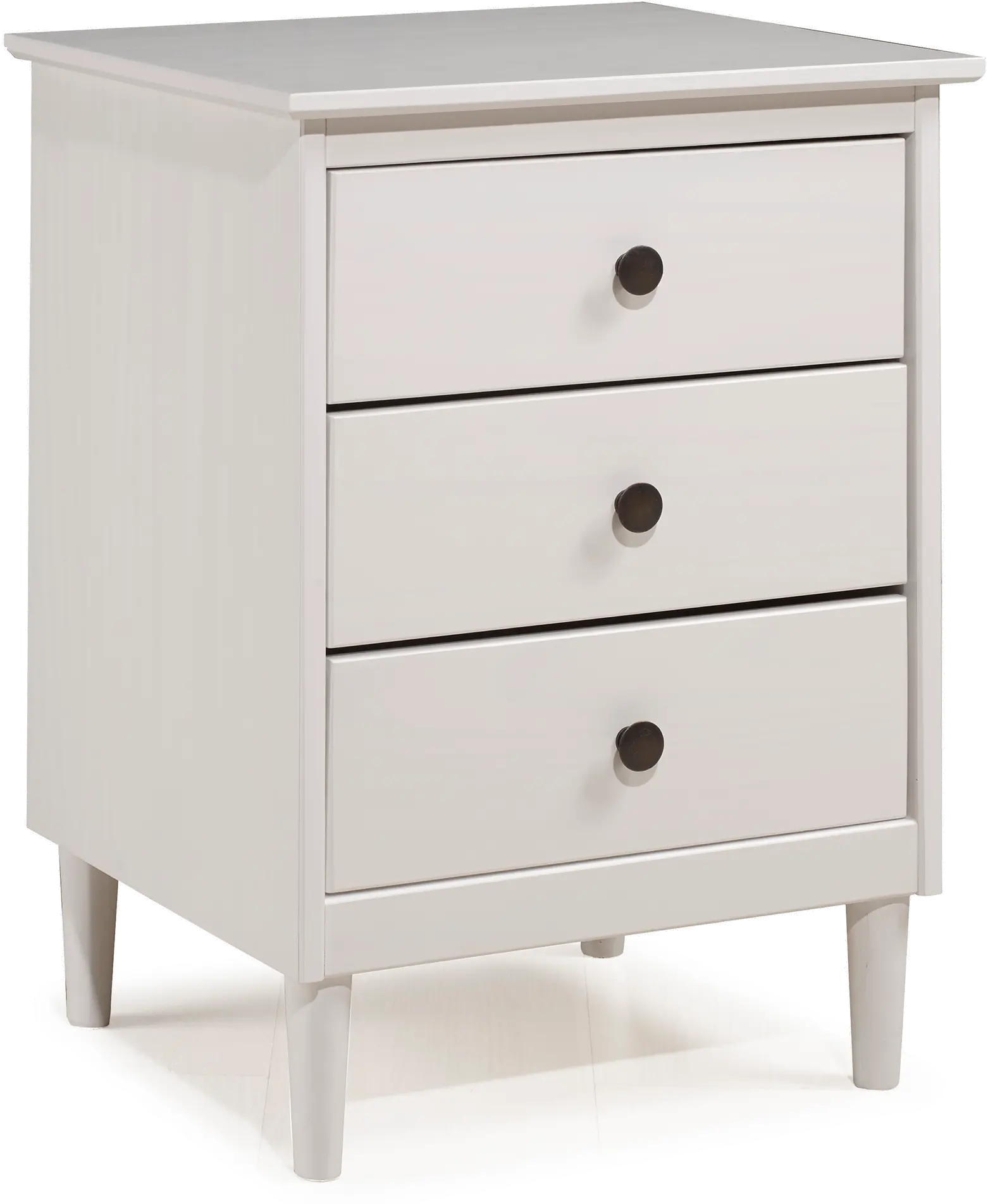 BR3DNSWH Spencer Classic White Nightstand - Walker Edison-3