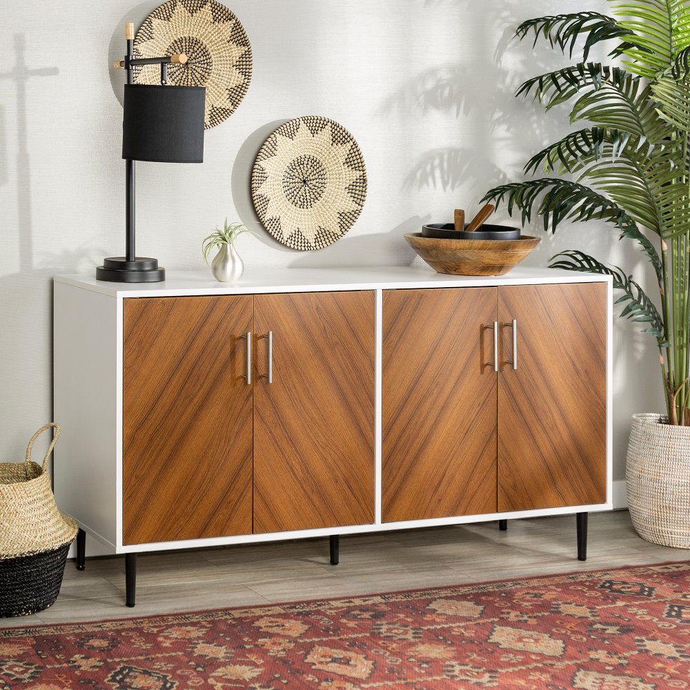Modern White Entertainment Centers