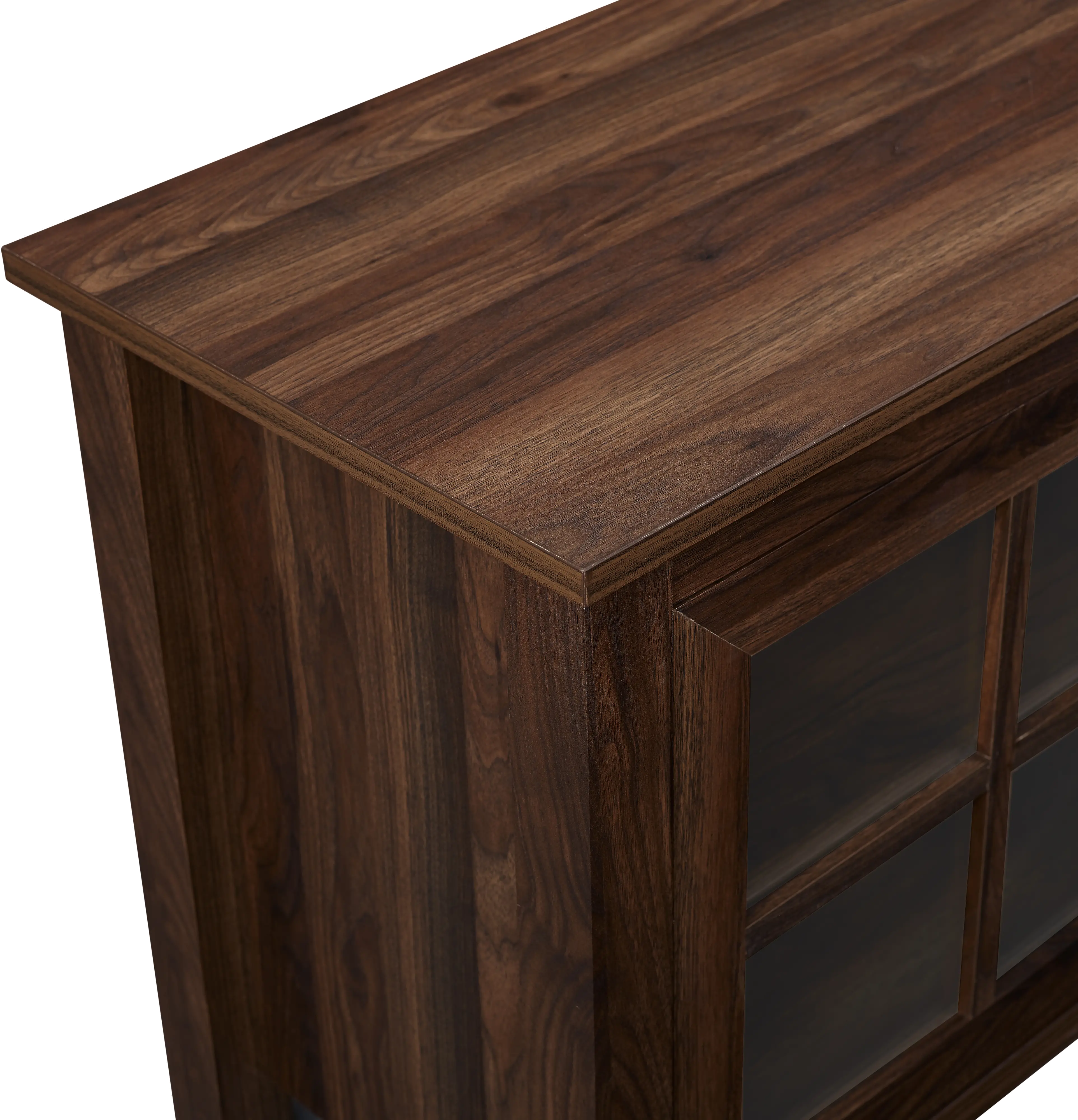 W70CSGDDW Fallon Dark Walnut 70 Inch Wood TV Stand - Walker Edison-3