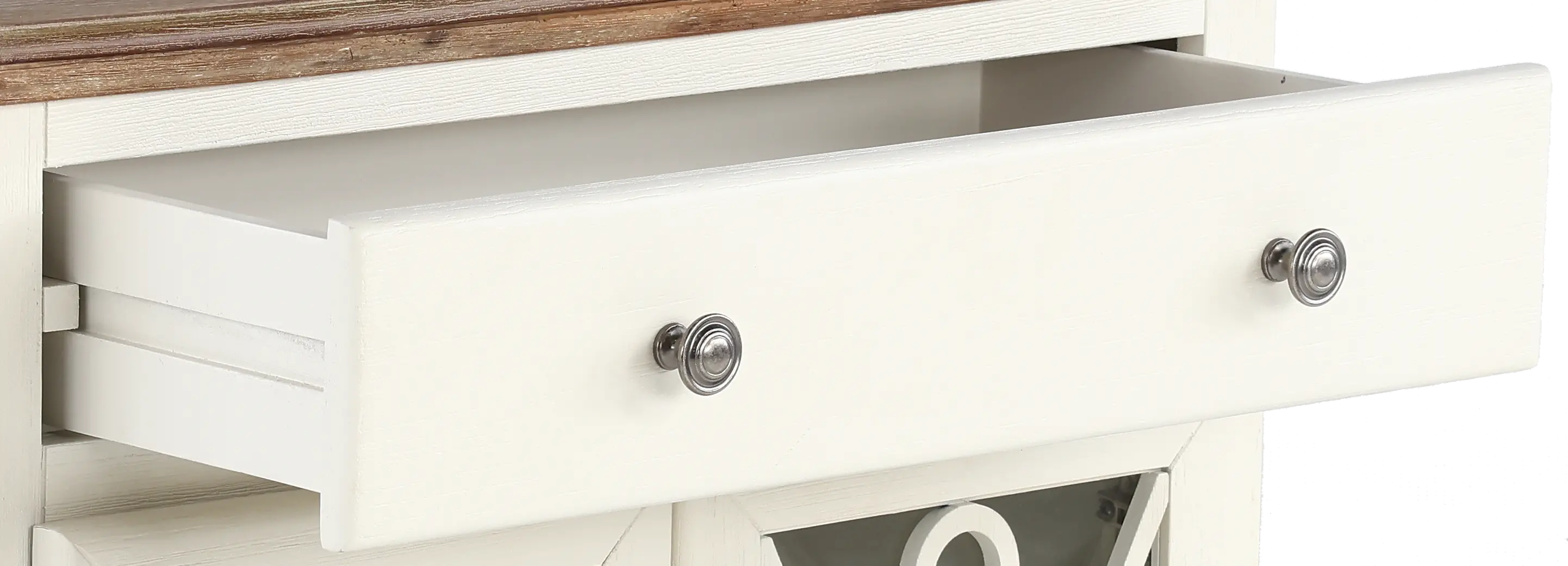 Aurora Hills White 2 Door Accent Cabinet-7