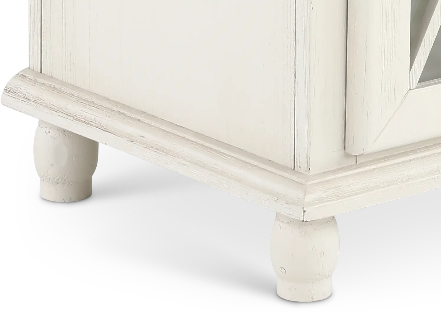 Aurora Hills White 2 Door Accent Cabinet-8
