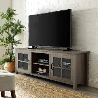 W70CSGDGW Fallon Gray Wash 70 Inch Wood TV Stand - Walker Edison
