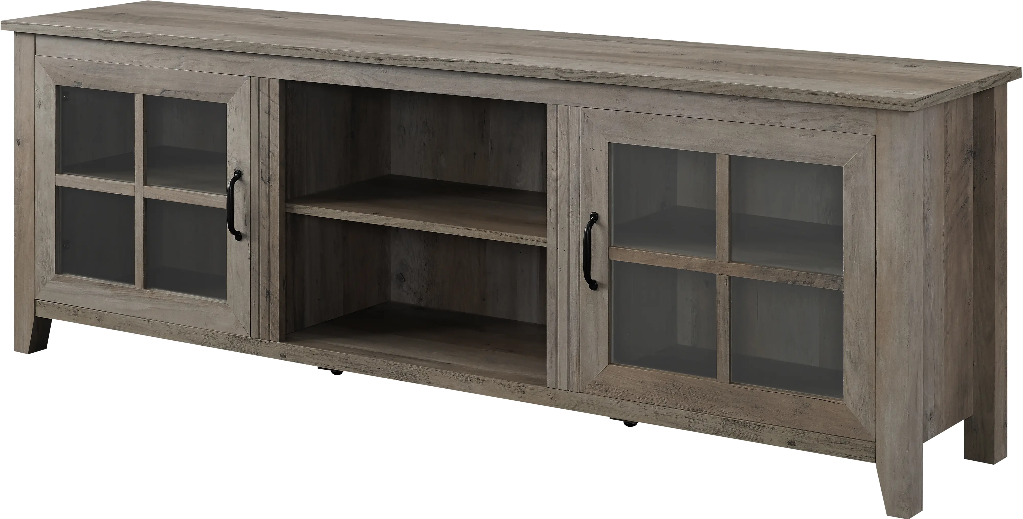 W70CSGDGW Fallon Gray Wash 70 Inch Wood TV Stand - Walker Edison-1