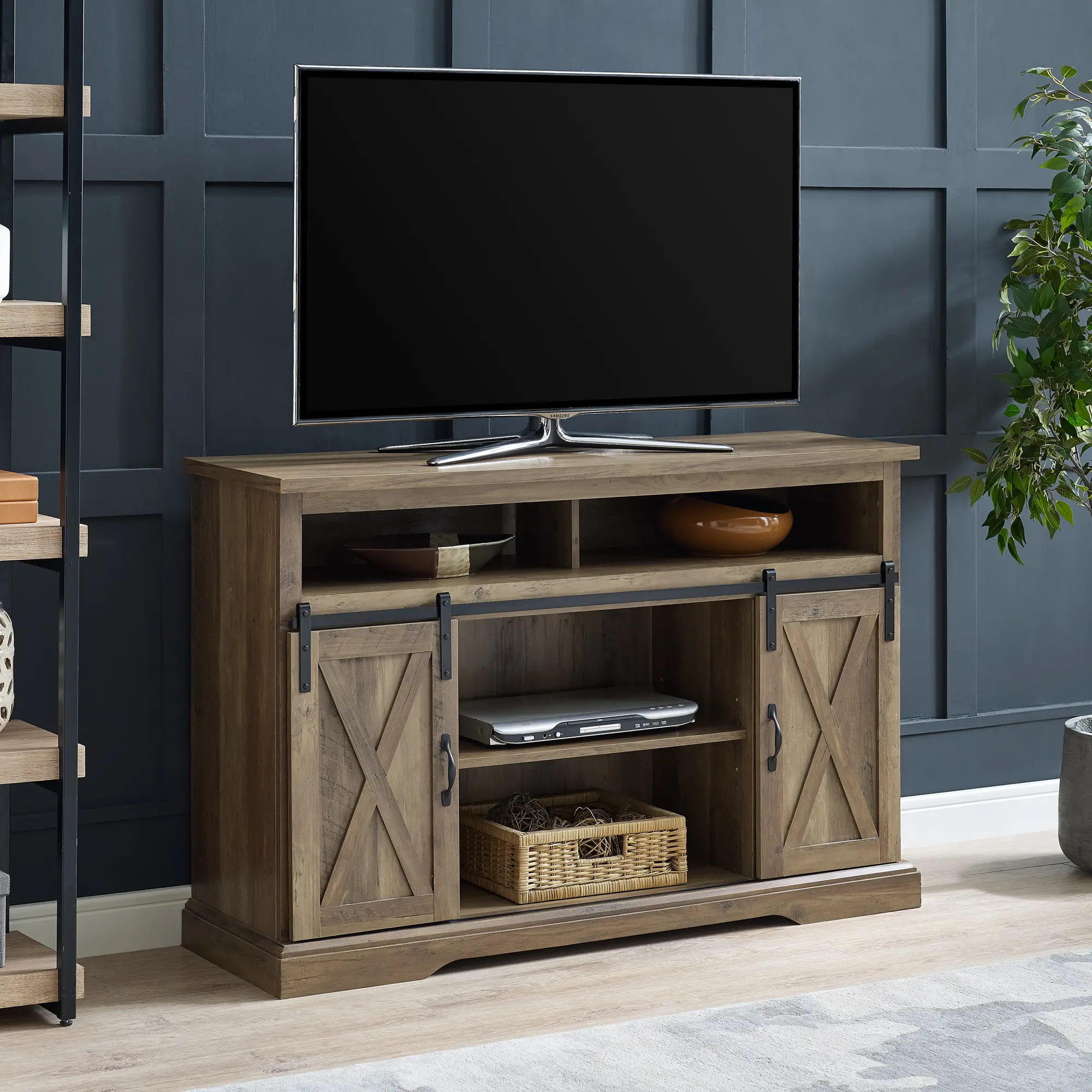 W52HBSBDRO Modern Farmhouse 52  TV Stand-2