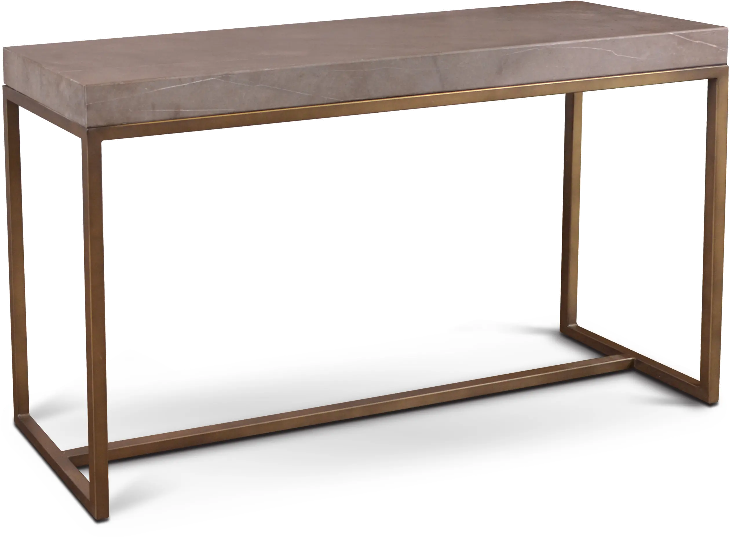 Roka Gray Marble Console Table-1
