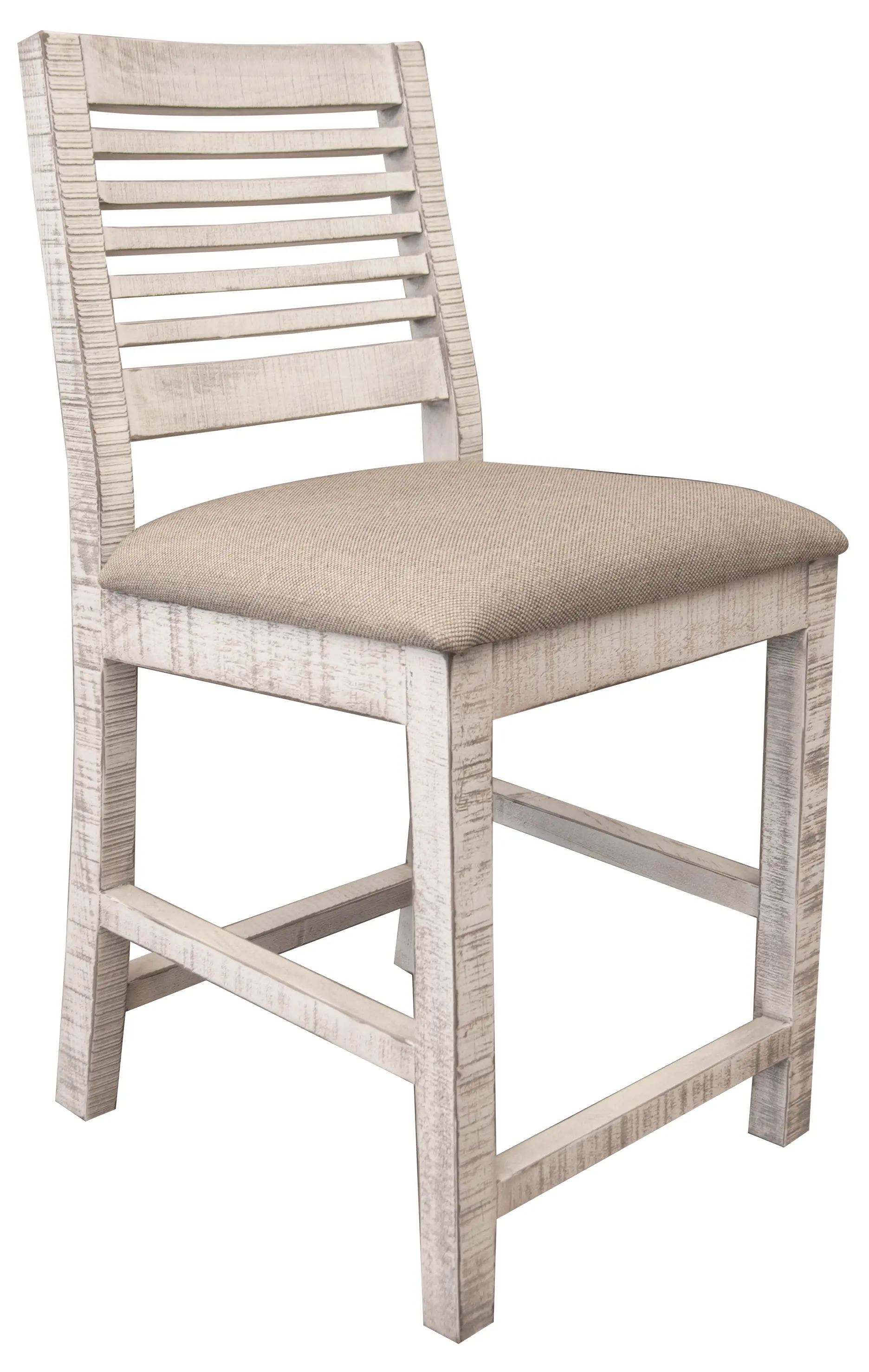 Stone White 24  Upholstered Counter Height Stool-1