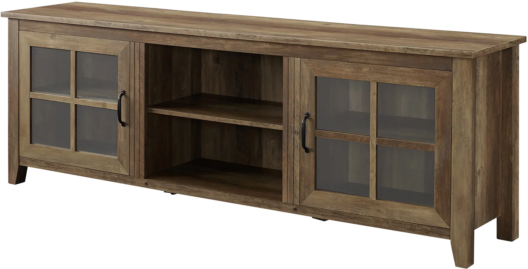 W70CSGDRO Fallon Rustic Oak 70 Inch Wood TV Stand - Walker Edison-3