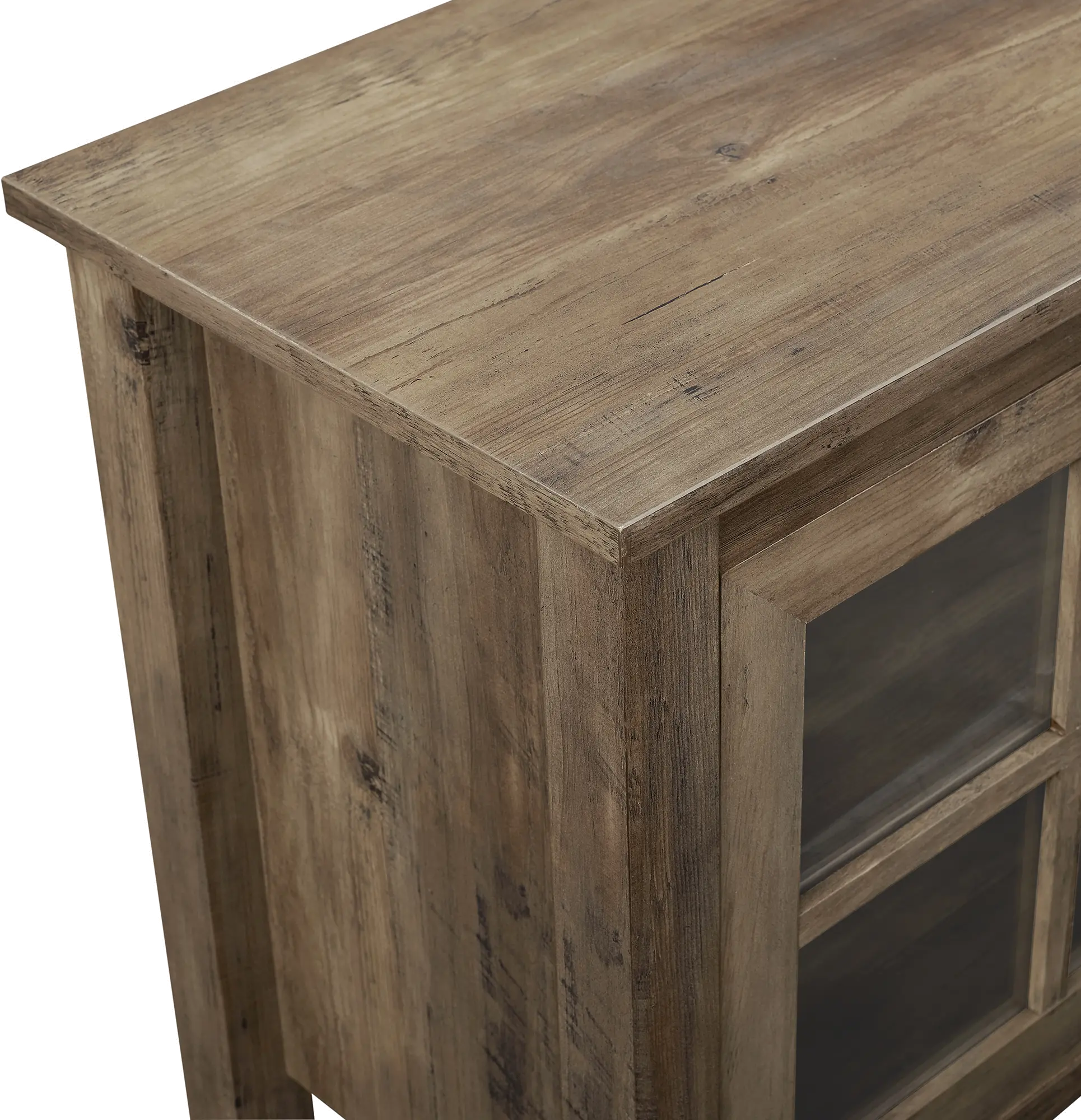 W70CSGDRO Fallon Rustic Oak 70 Inch Wood TV Stand - Walker Edison-4