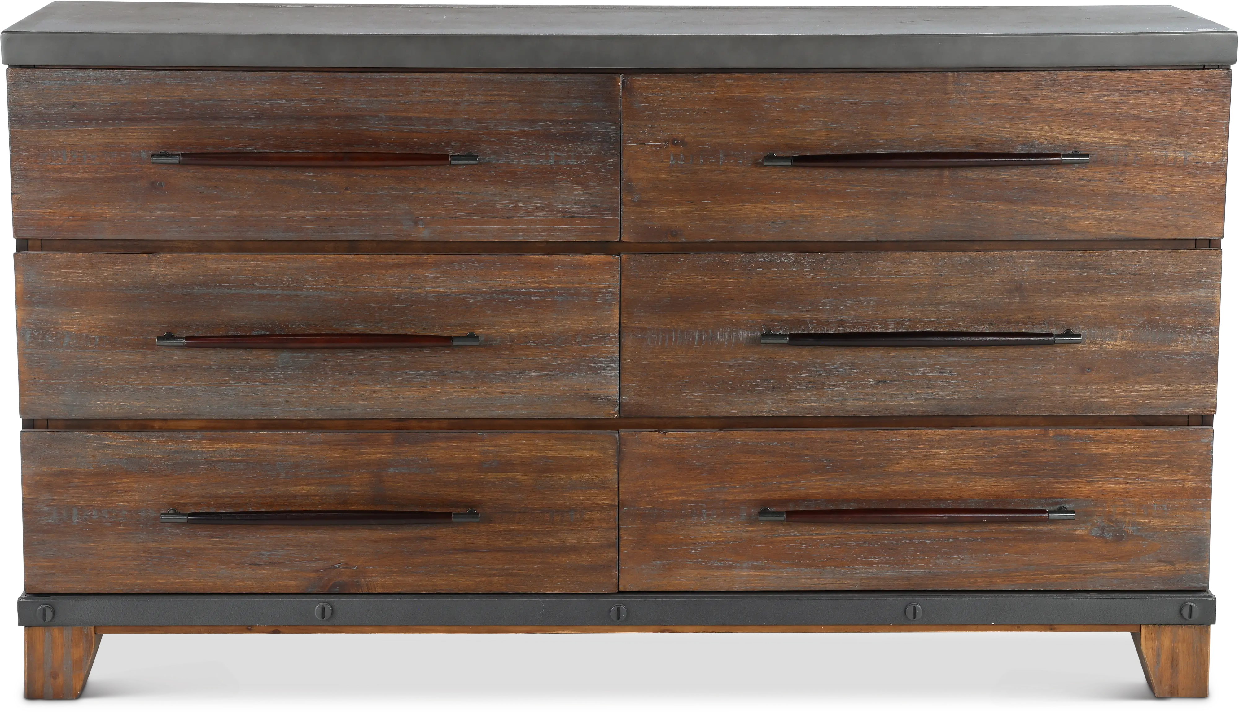 Forge Rustic Brown Dresser-1