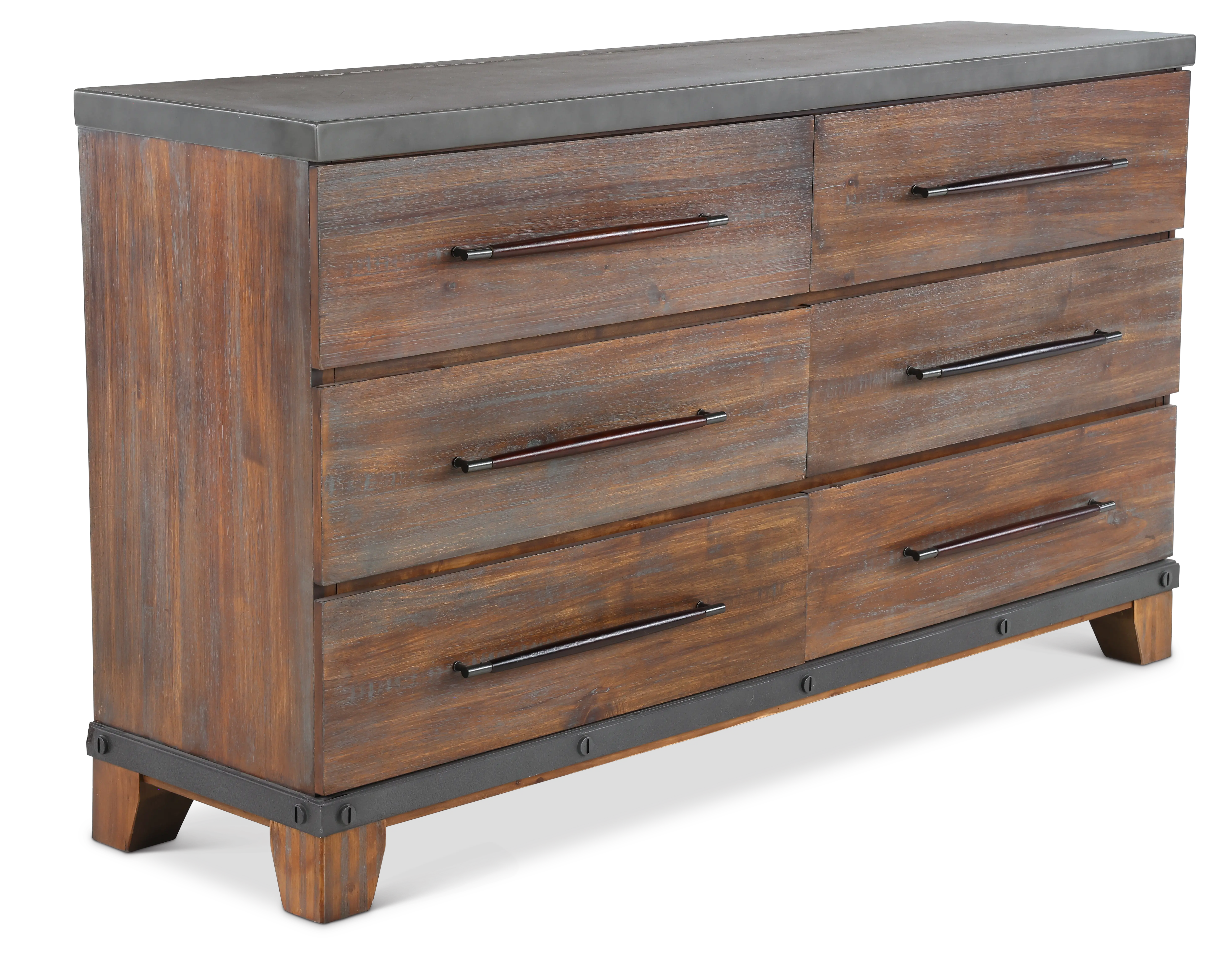 Forge Rustic Brown Dresser-1