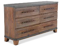 Forge Rustic Brown Dresser