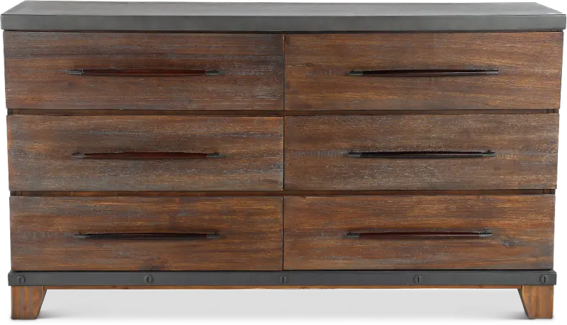 Forge Rustic Brown Dresser