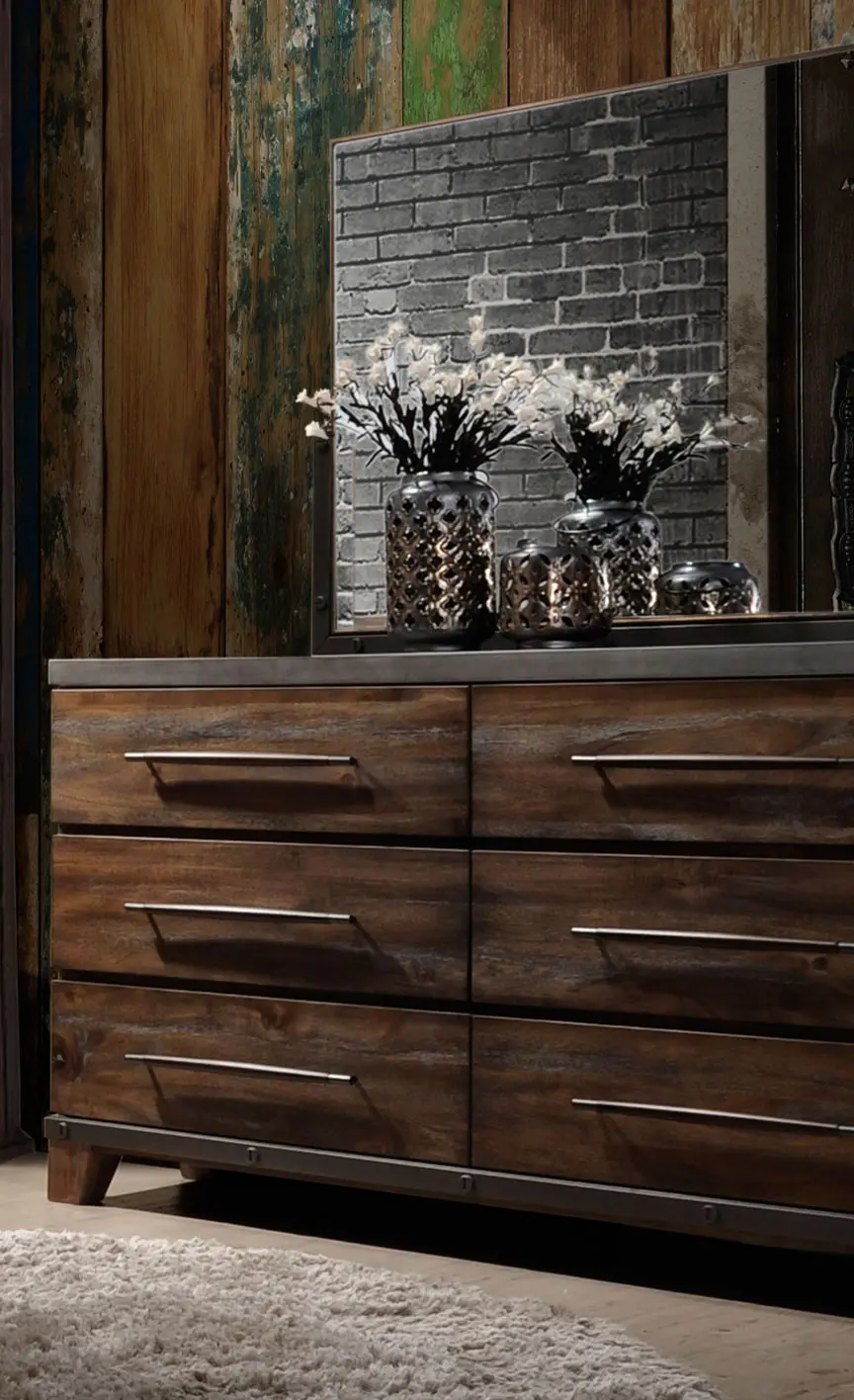 Forge Rustic Brown Dresser-2