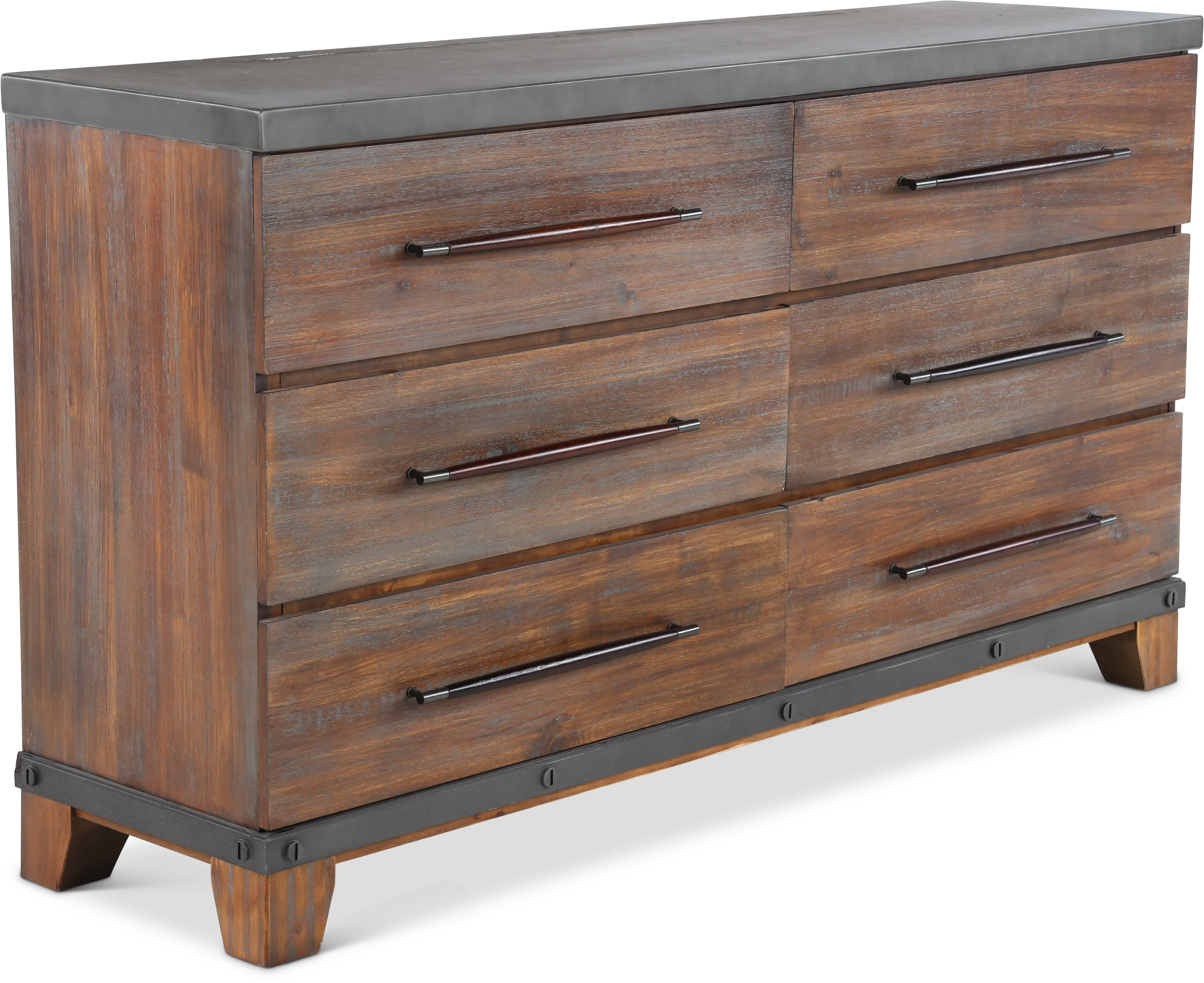 Forge Rustic Brown Dresser-4