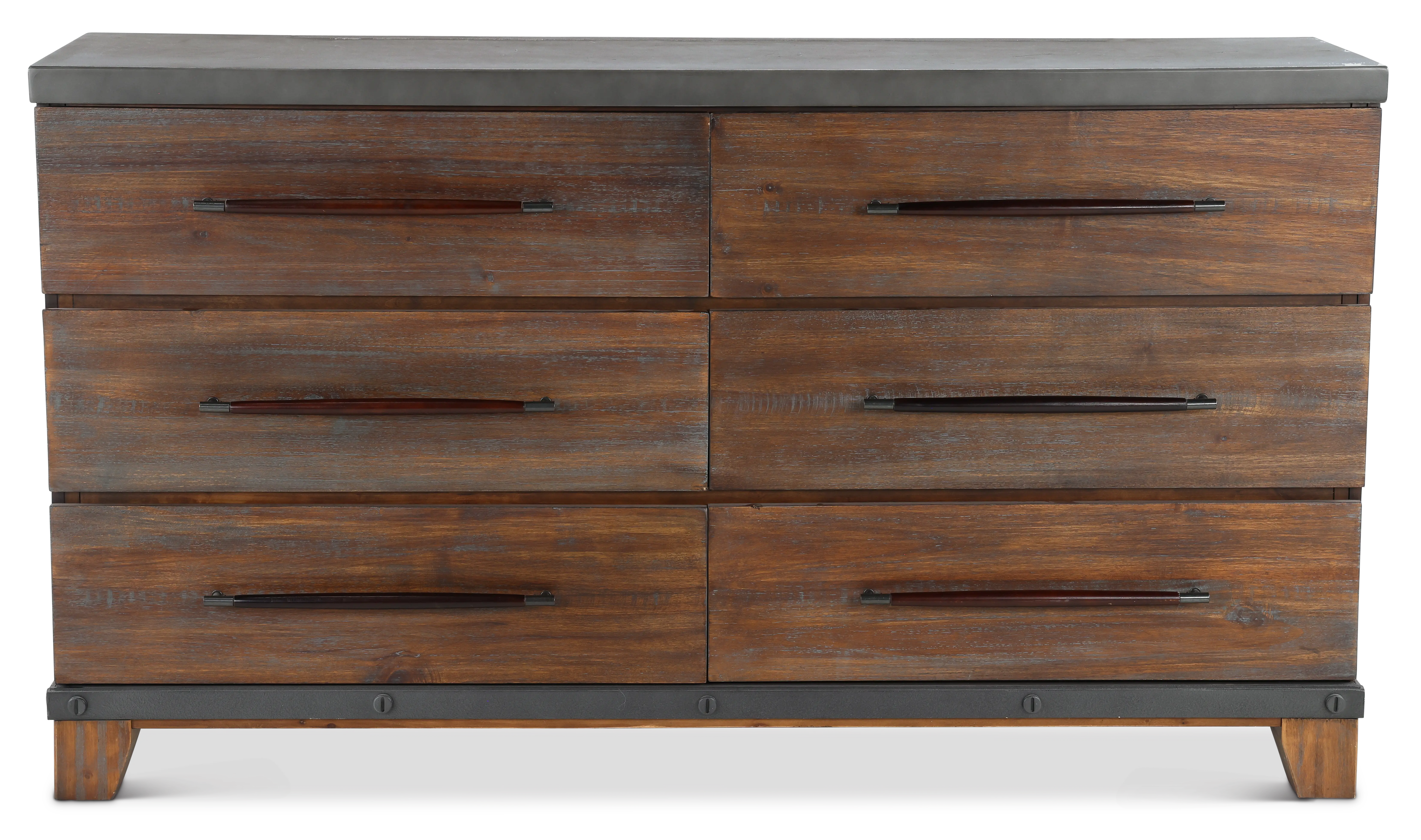 Forge Rustic Brown Dresser-4