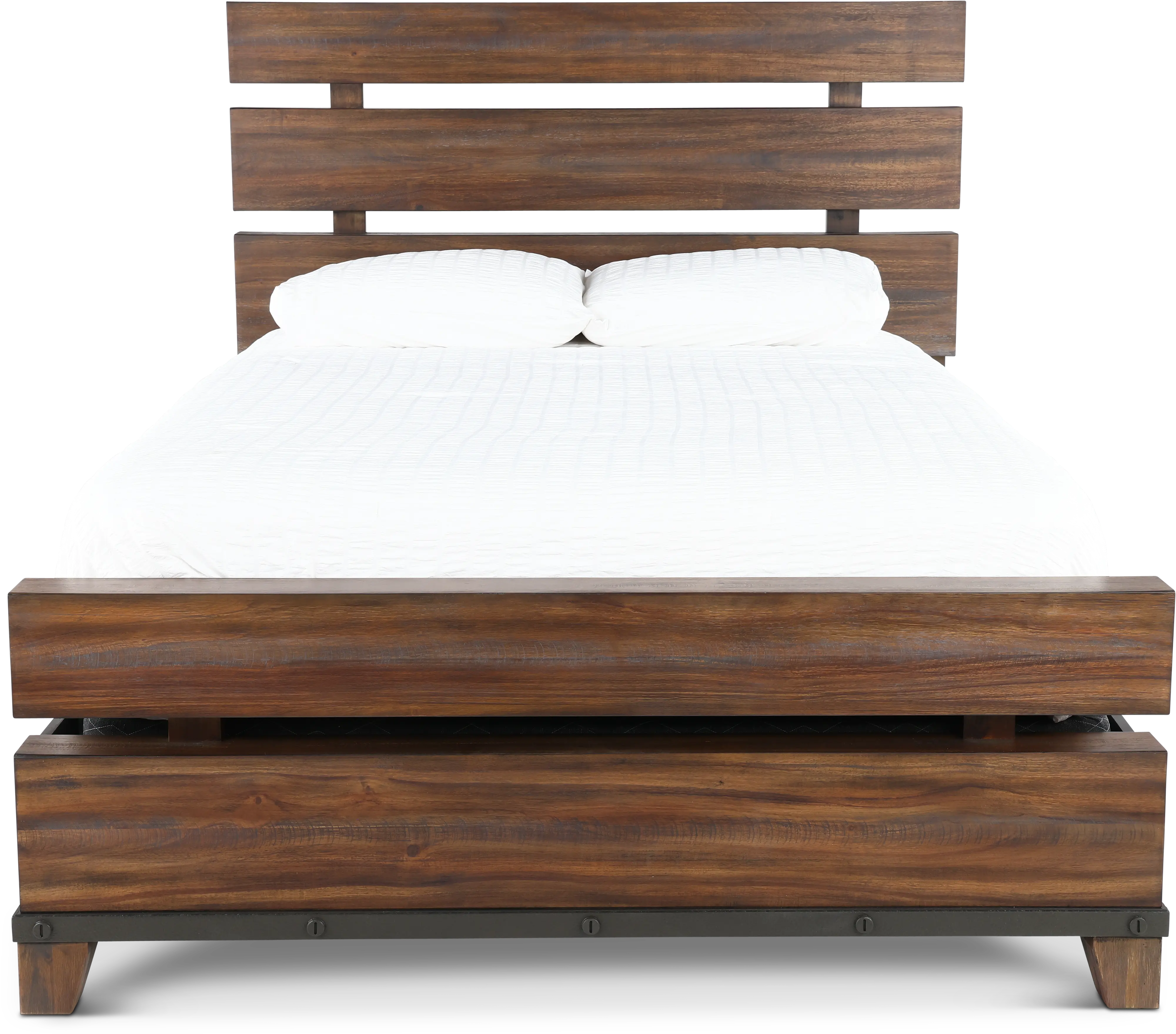 Forge Rustic Brown King Bed-3