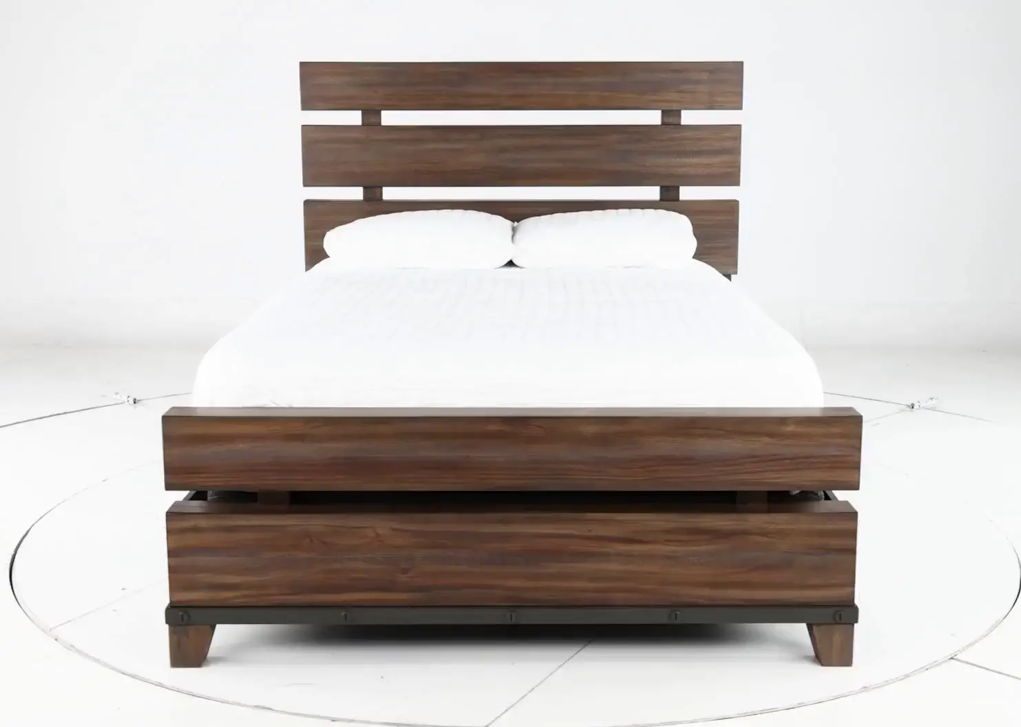 Forge Rustic Brown King Bed-5
