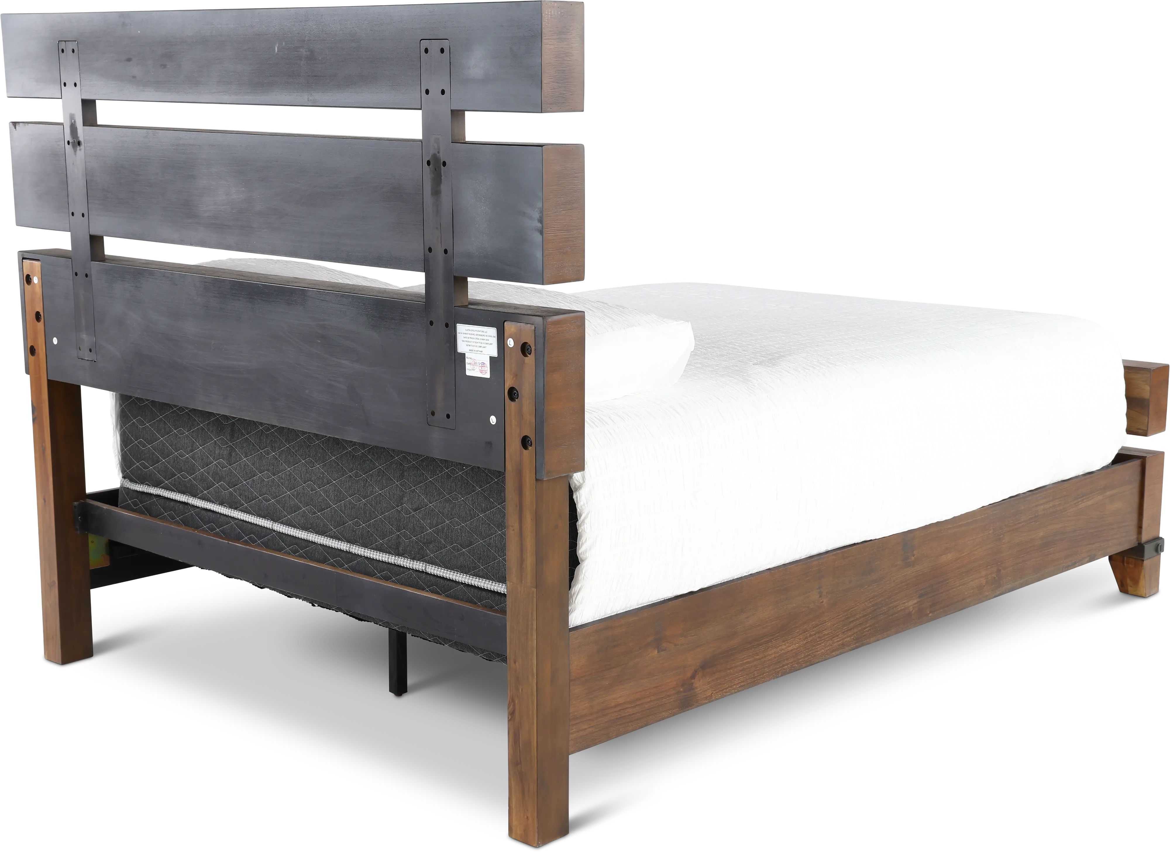 Forge Rustic Brown King Bed-7