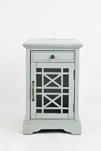 Craftsman Gray Chairside Table