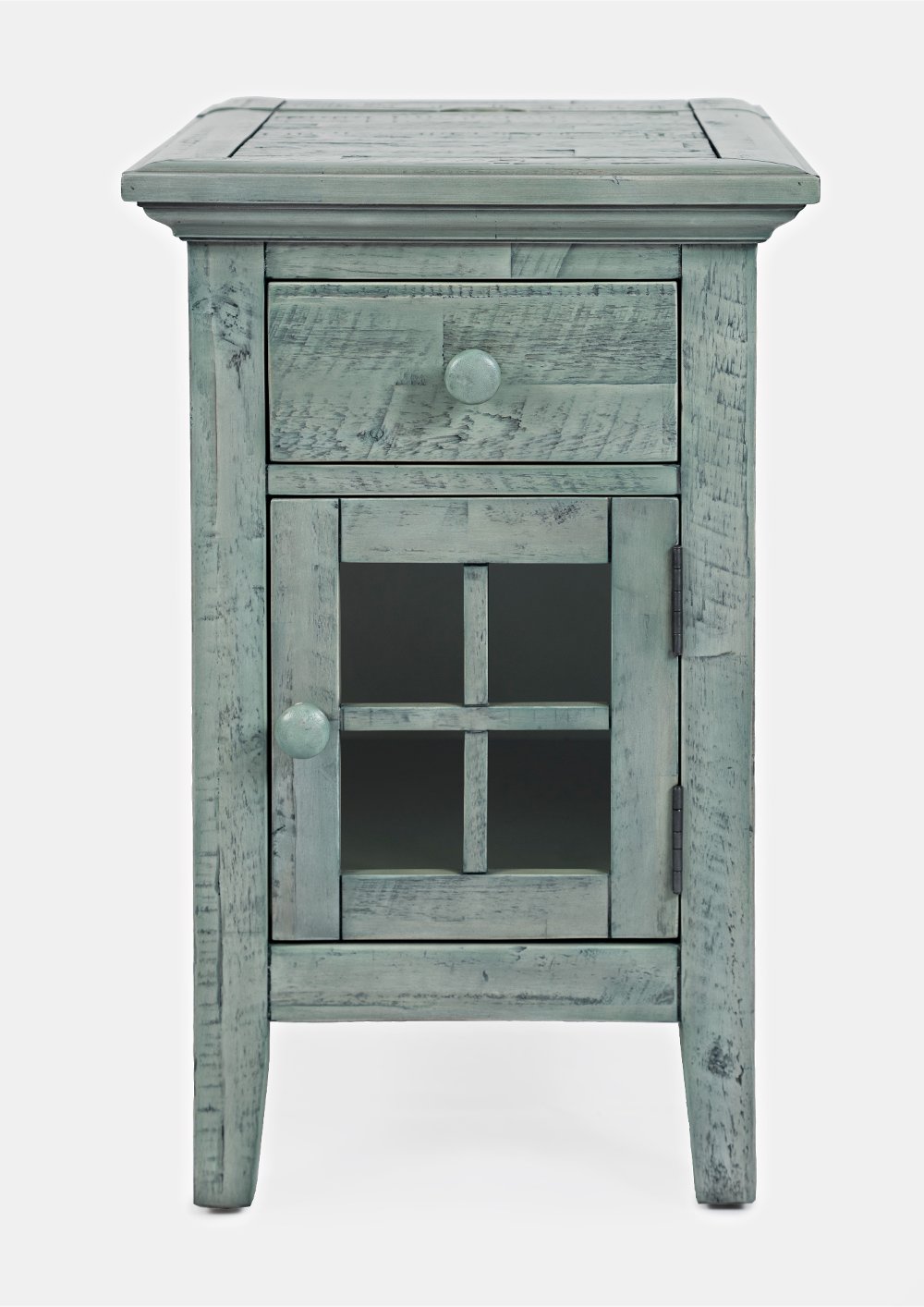 Rustic Shores Blue Side Table