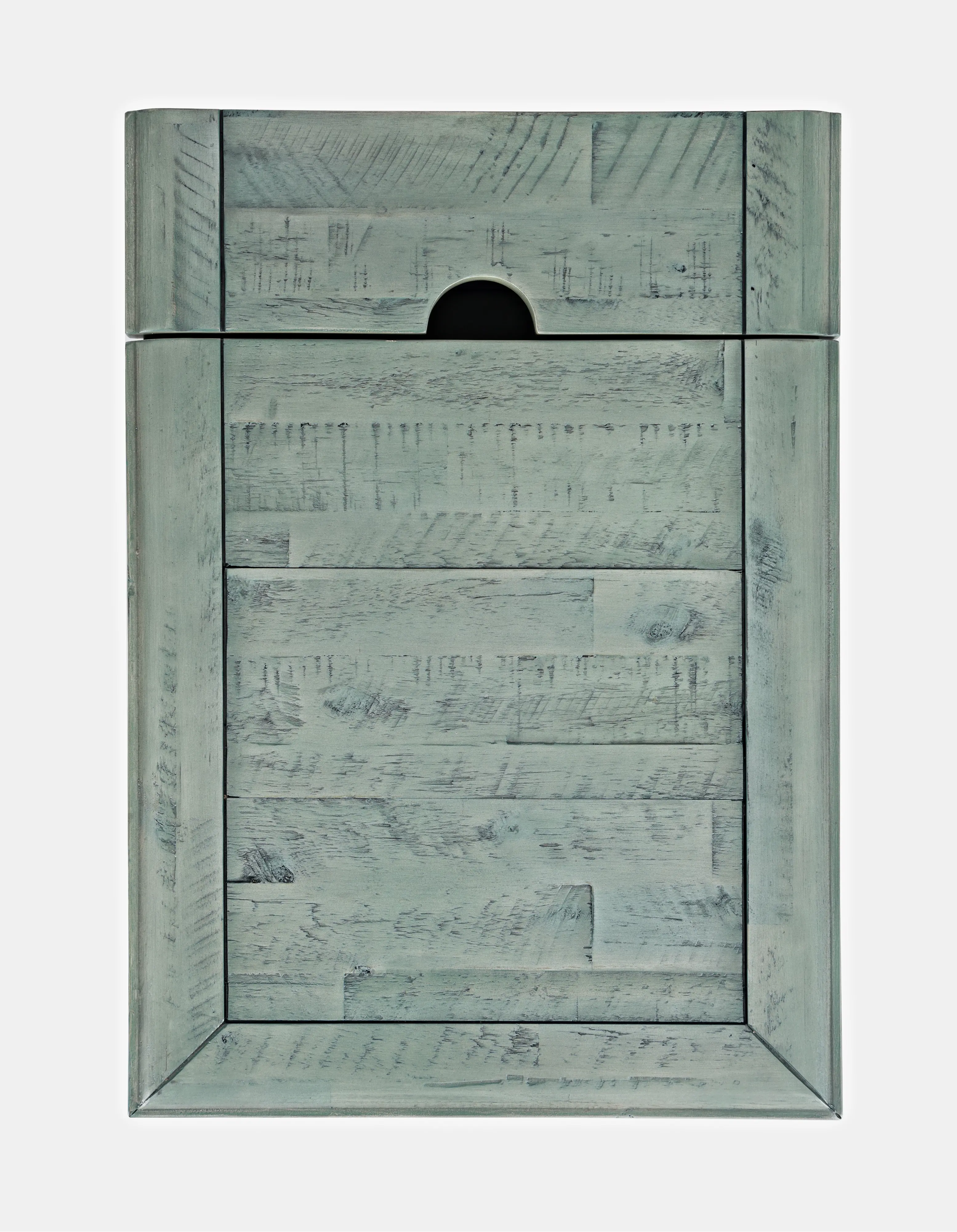 Rustic Shores Blue Side Table-4