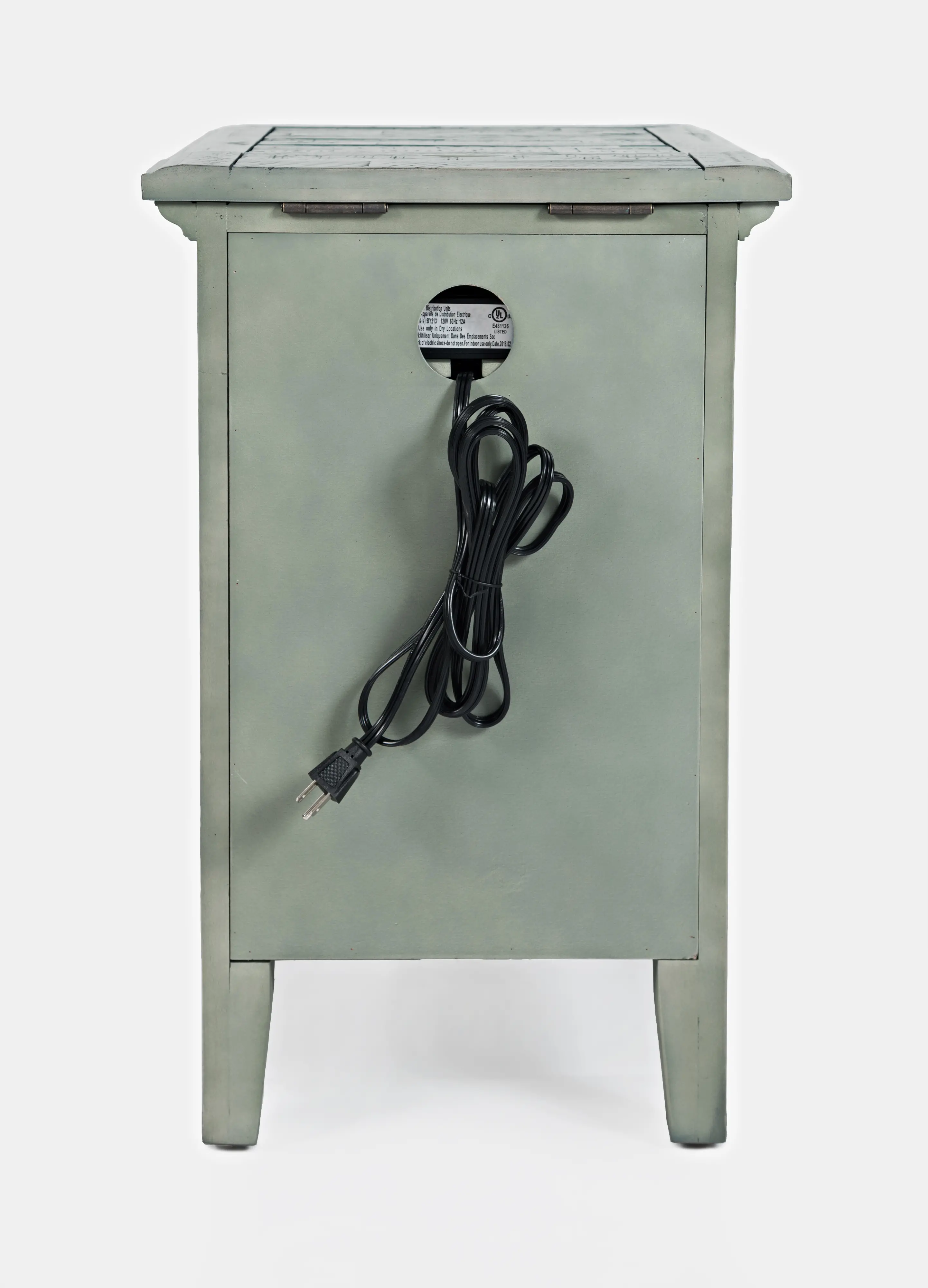 Rustic Shores Blue Side Table-8