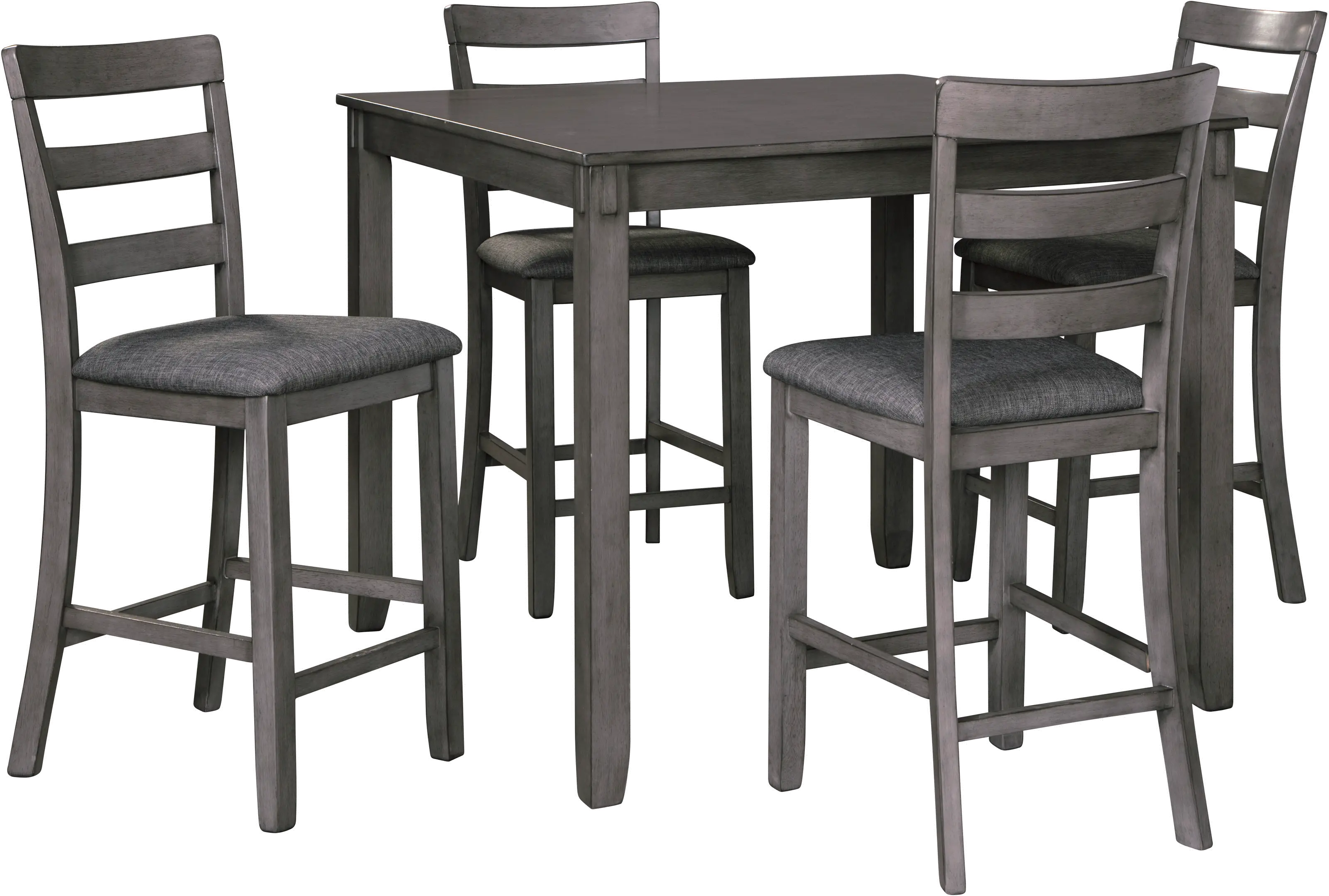 Bridson Gray 5 Piece Counter Height Dining Set-1