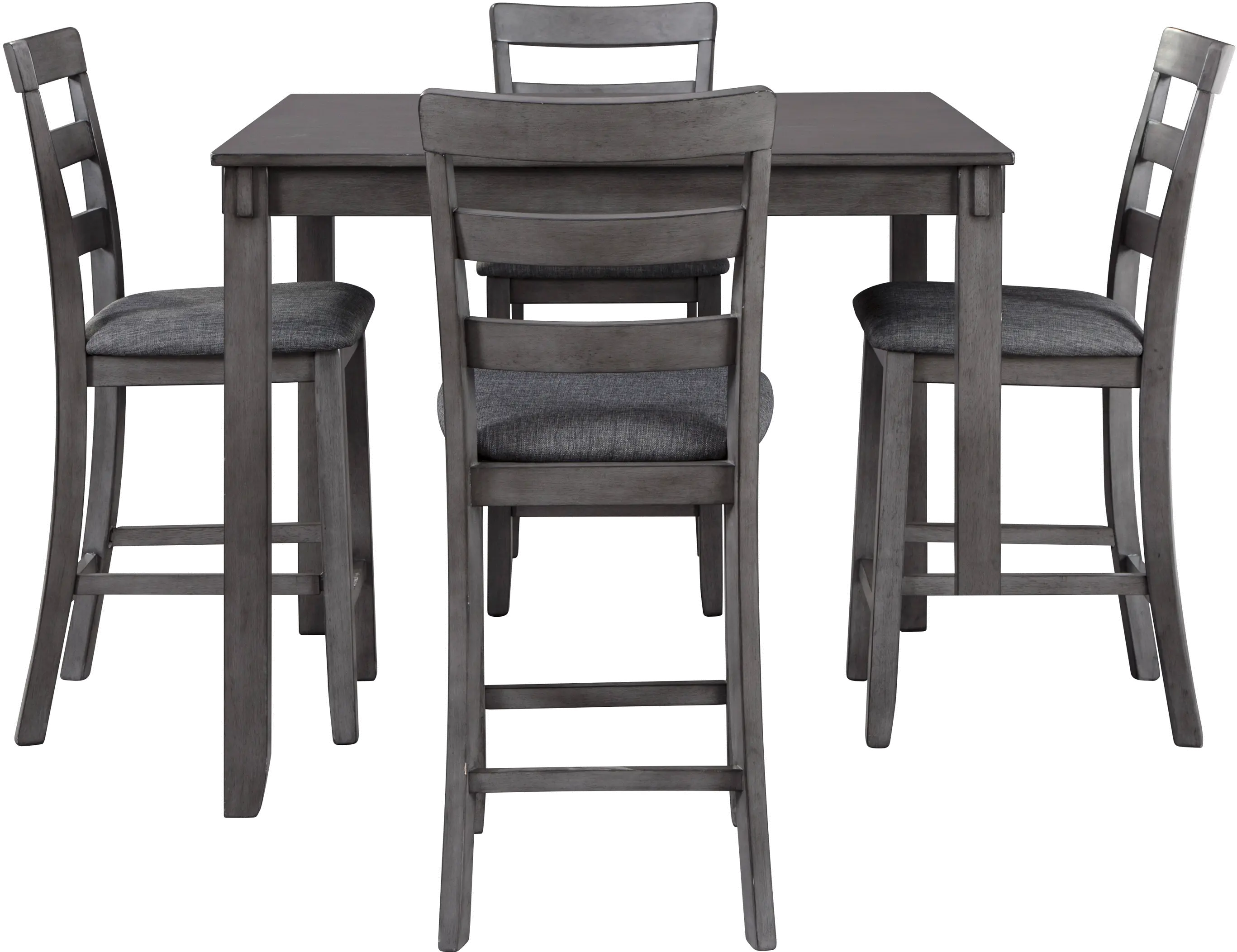 Bridson Gray 5 Piece Counter Height Dining Set-3