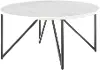 Cedric Black and White Marble Coffee Table