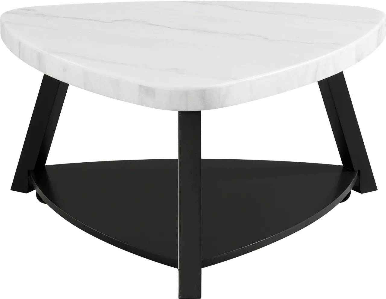 Trinity White Marble Coffee Table-1