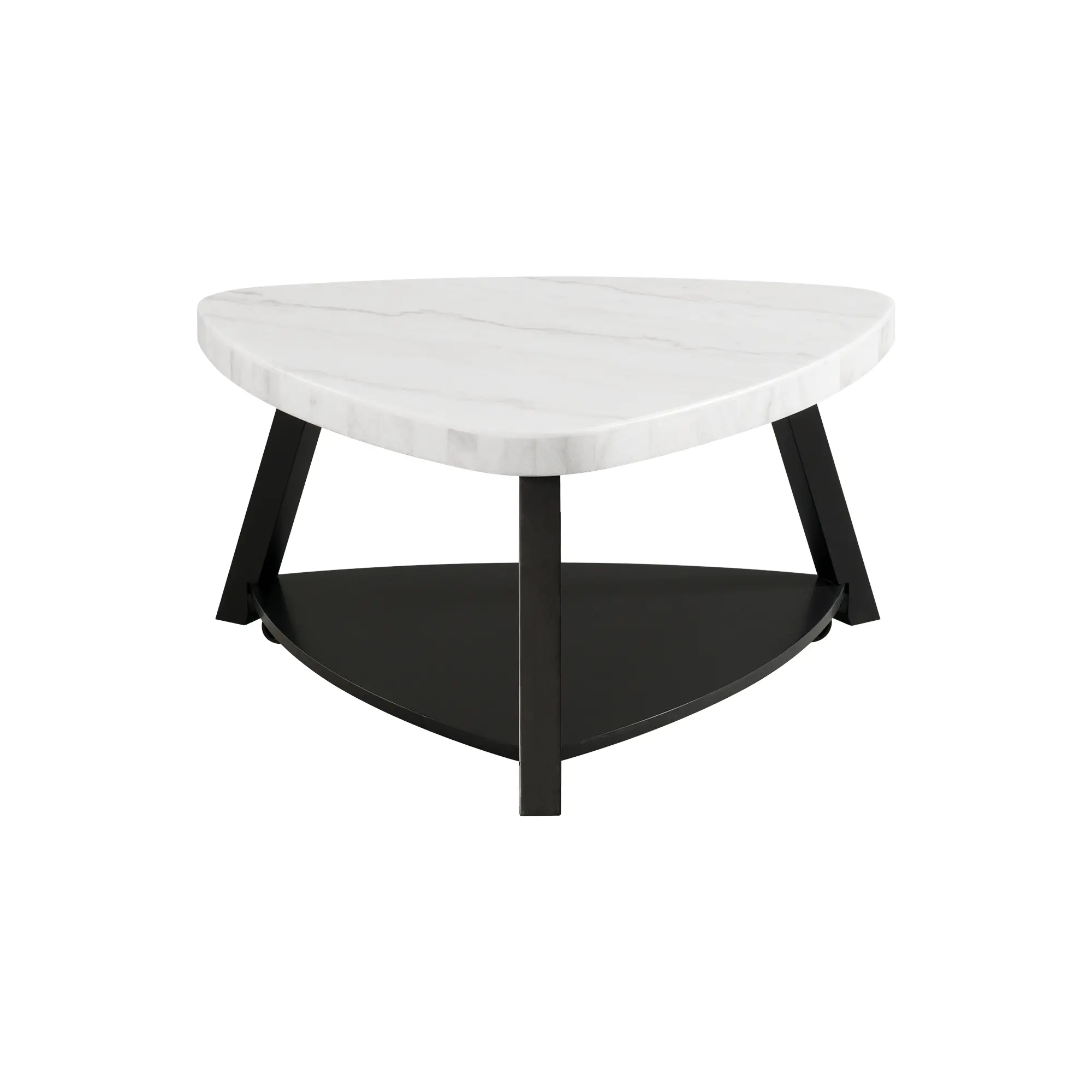 Trinity White Marble Coffee Table-1