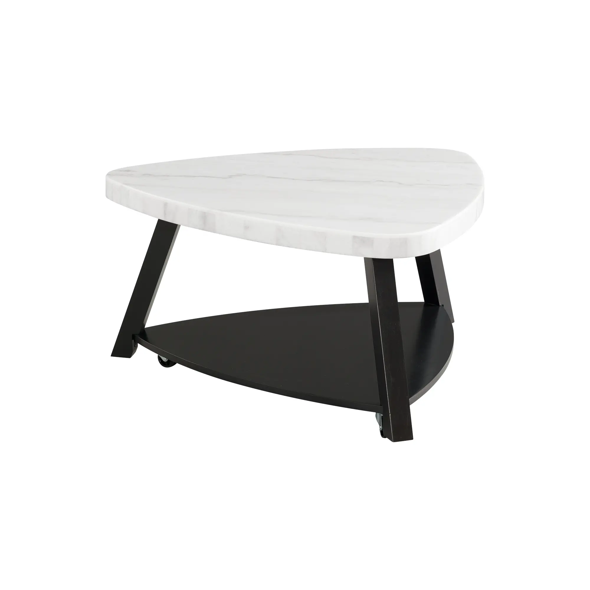Trinity White Marble Coffee Table-4