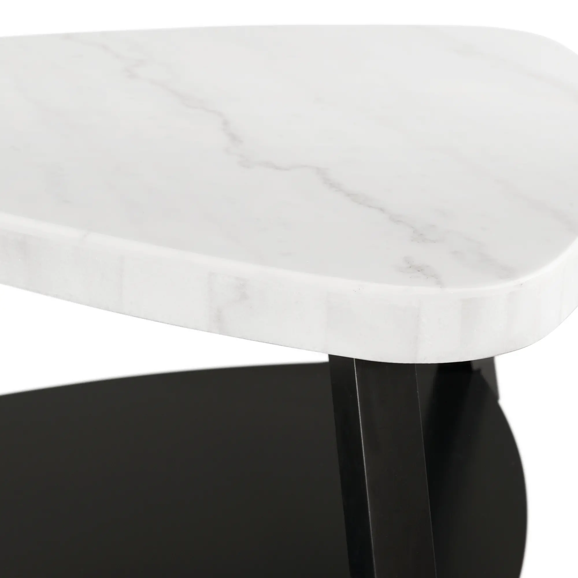Trinity White Marble Coffee Table-6