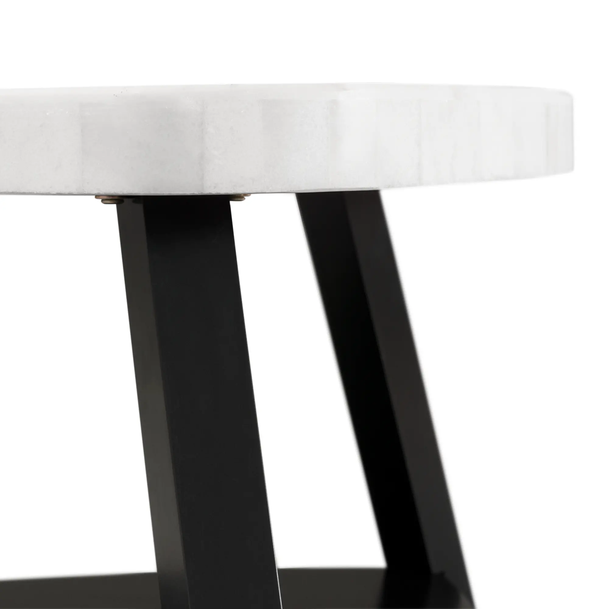 Trinity White Marble Coffee Table-7