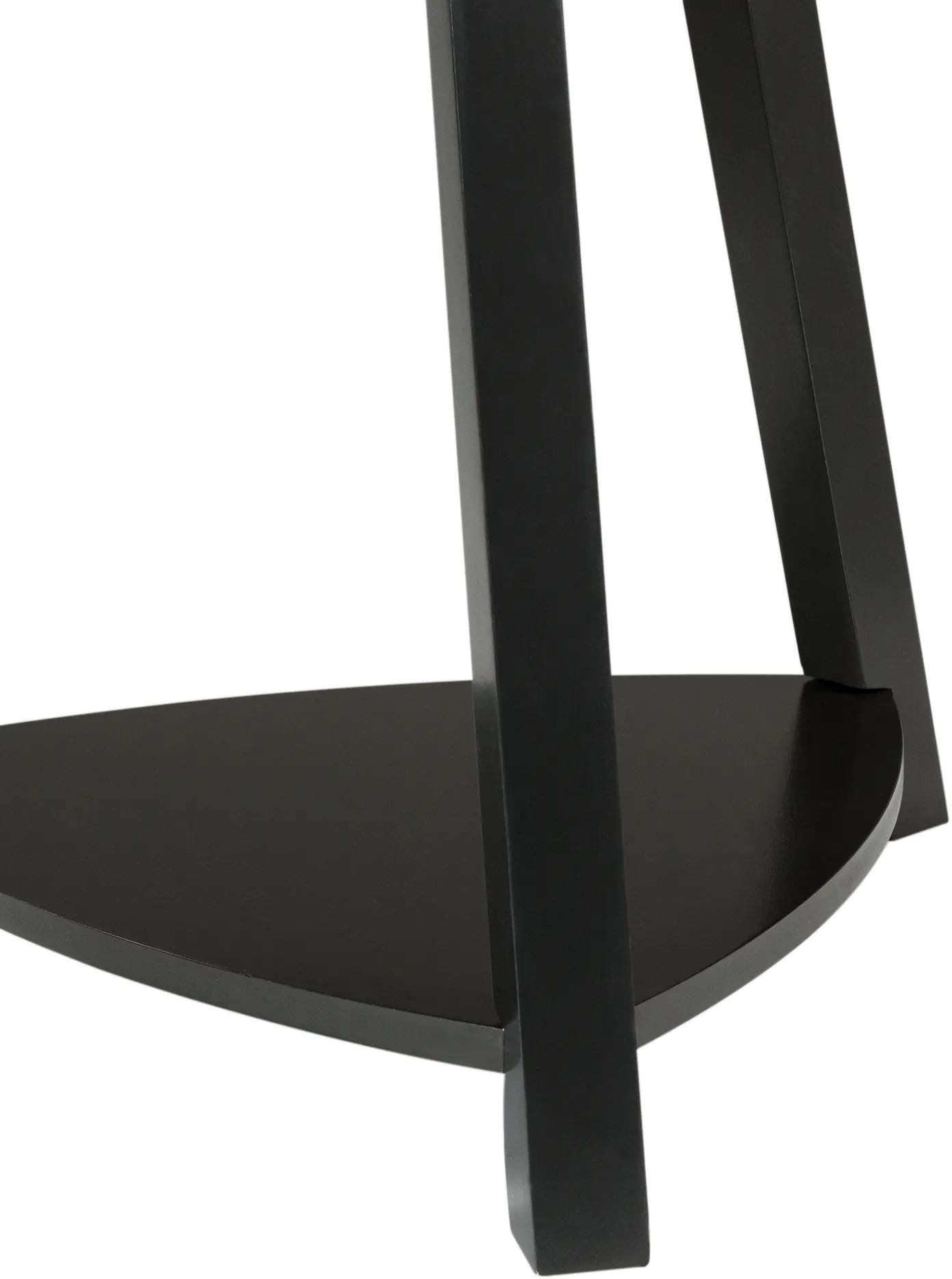 Trinity Black and White Marble End Table-5