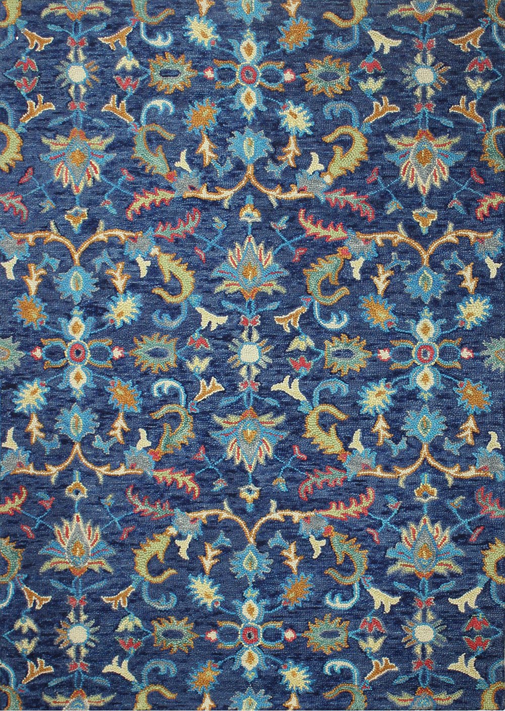 Valencia 8 x 10 Transitional Danbury Navy Blue Rug