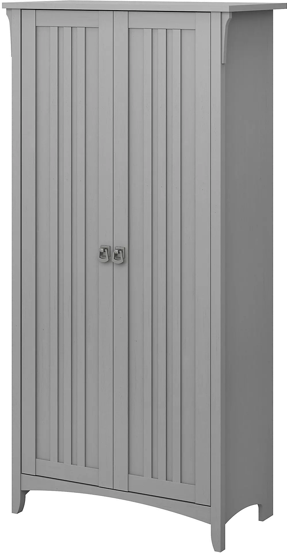 SAS332CG-03 Salinas Gray Tall Storage Cabinet - Bush Furniture-1