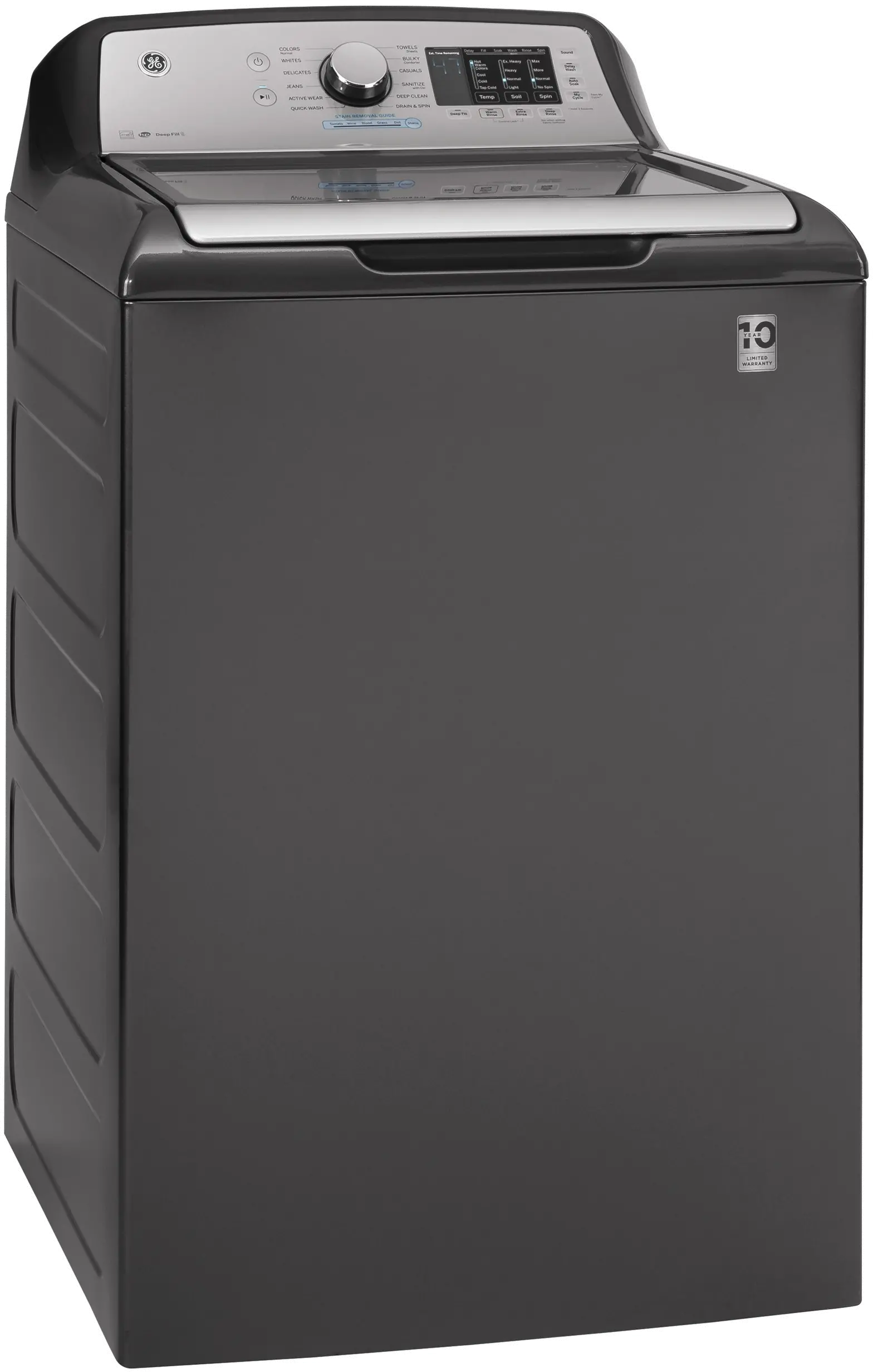 GTW725BPNDG GE Top Load Washer with Tide PODS Dispense - 4.6 cu. ft. Diamond Gray-3
