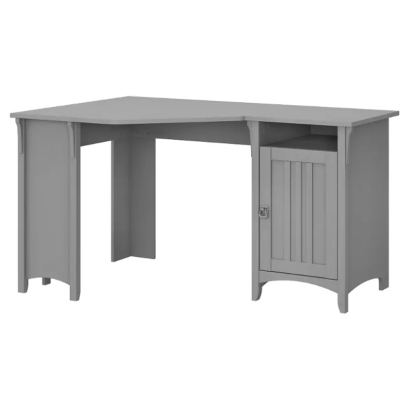 Salinas Cape Cod Gray Corner Pedestal Desk