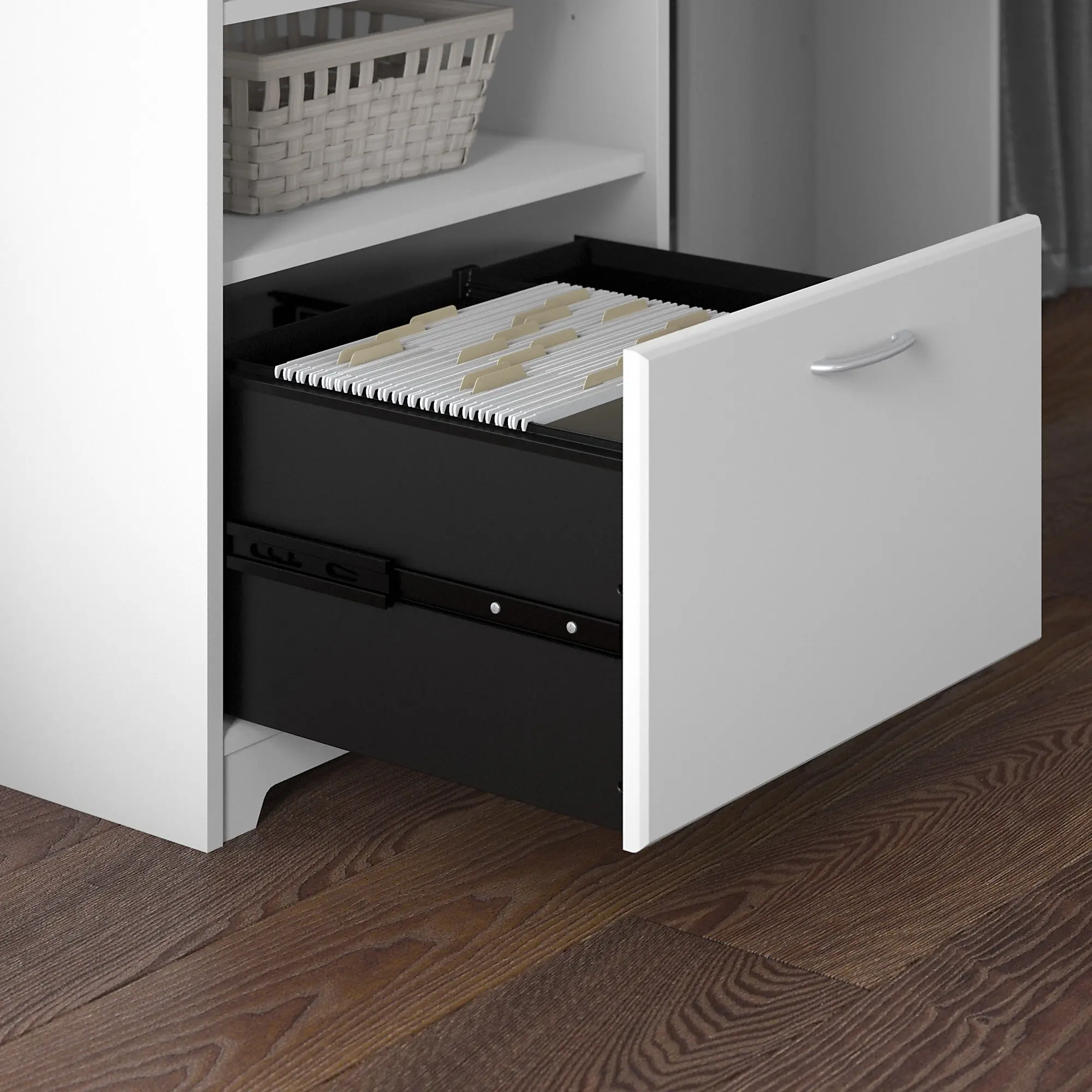 CAB008WHN Cabot White Corner Desk with Hutch - Bush Furniture-4