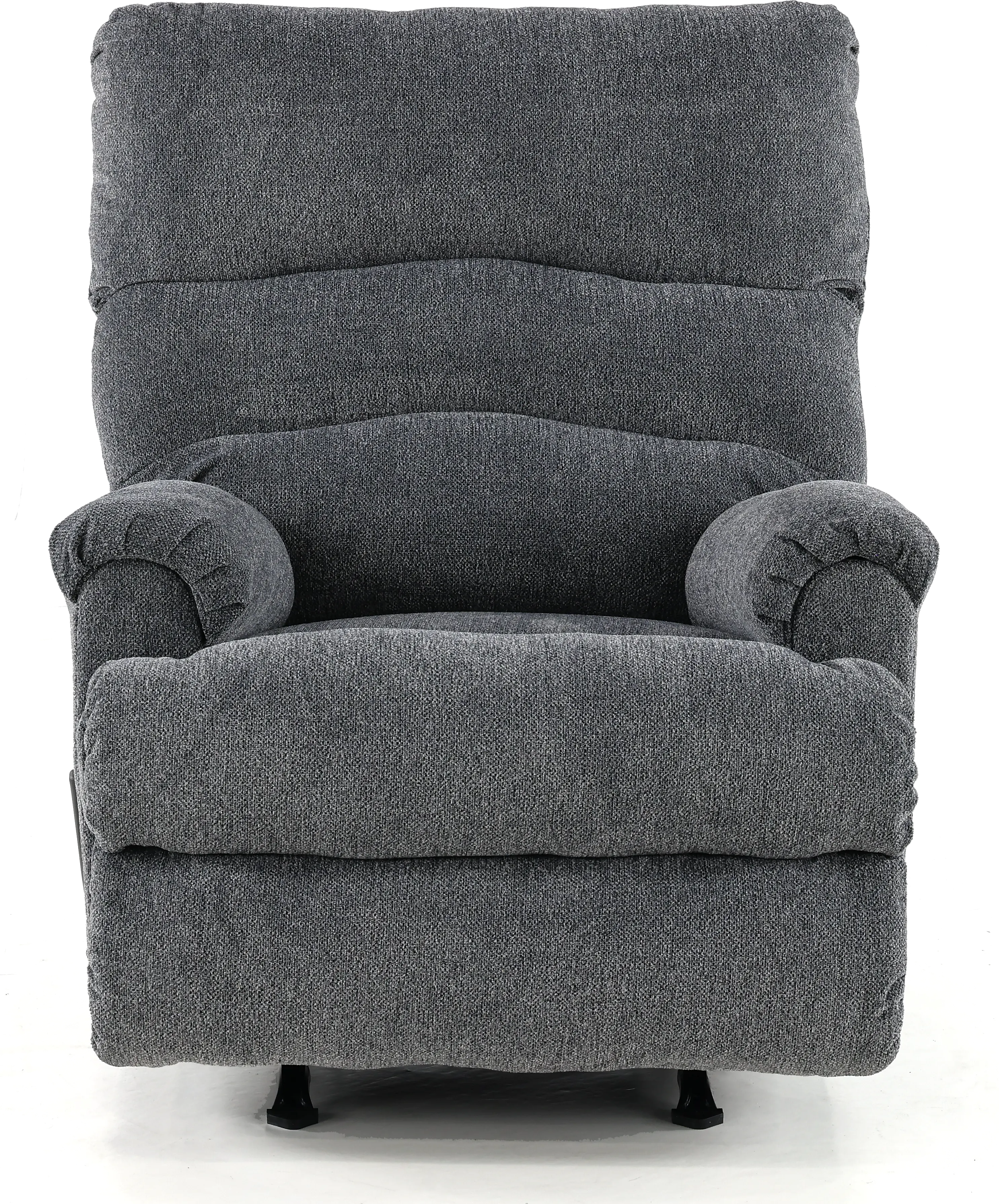Manfort Charcoal Gray Rocker Recliner-1