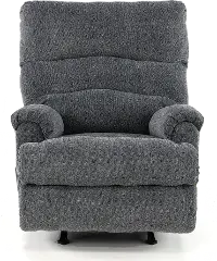 Manfort Charcoal Gray Rocker Recliner