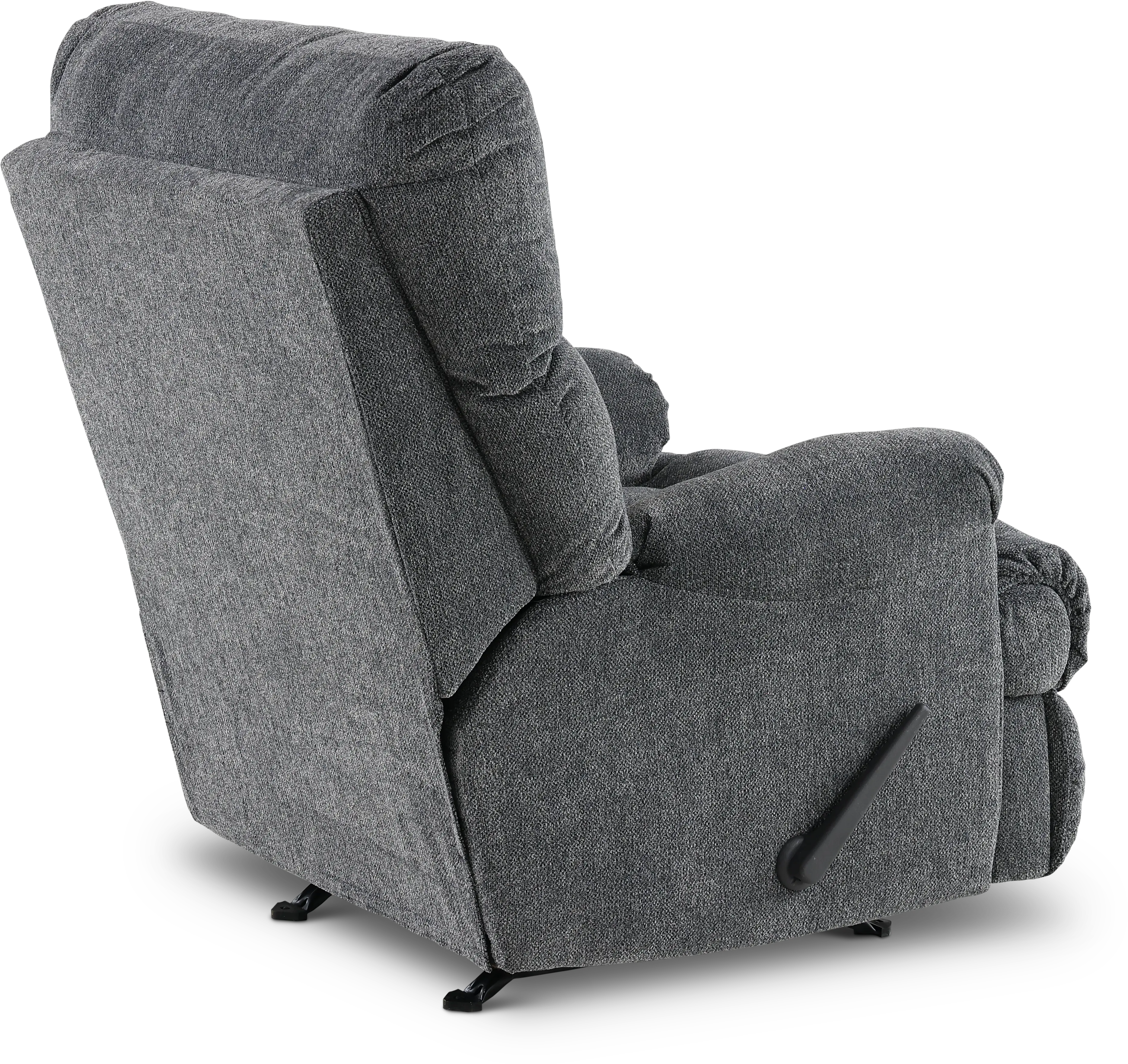 Manfort Charcoal Gray Rocker Recliner-4
