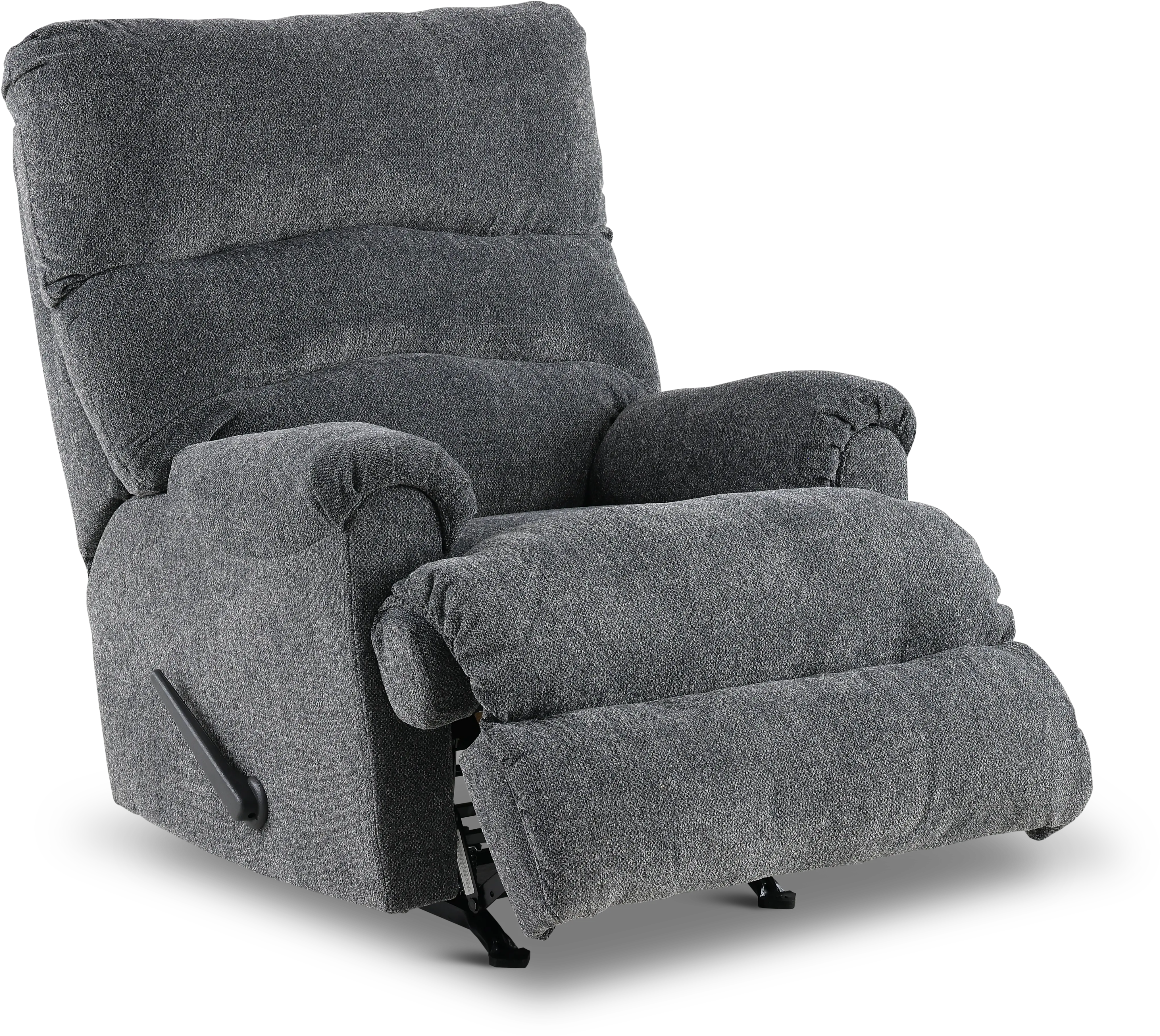 Manfort Charcoal Gray Rocker Recliner-5