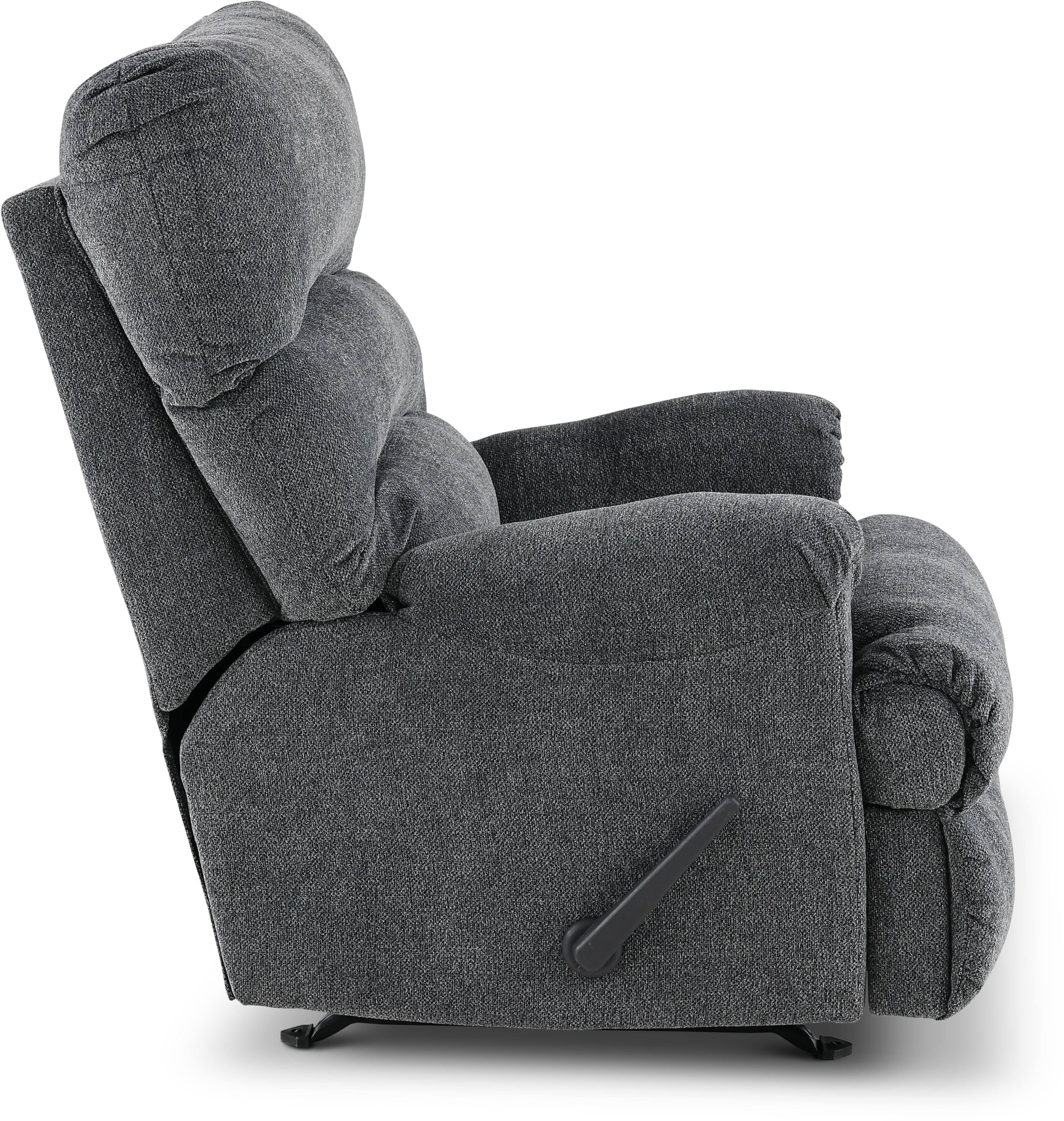 Manfort Charcoal Gray Rocker Recliner-6