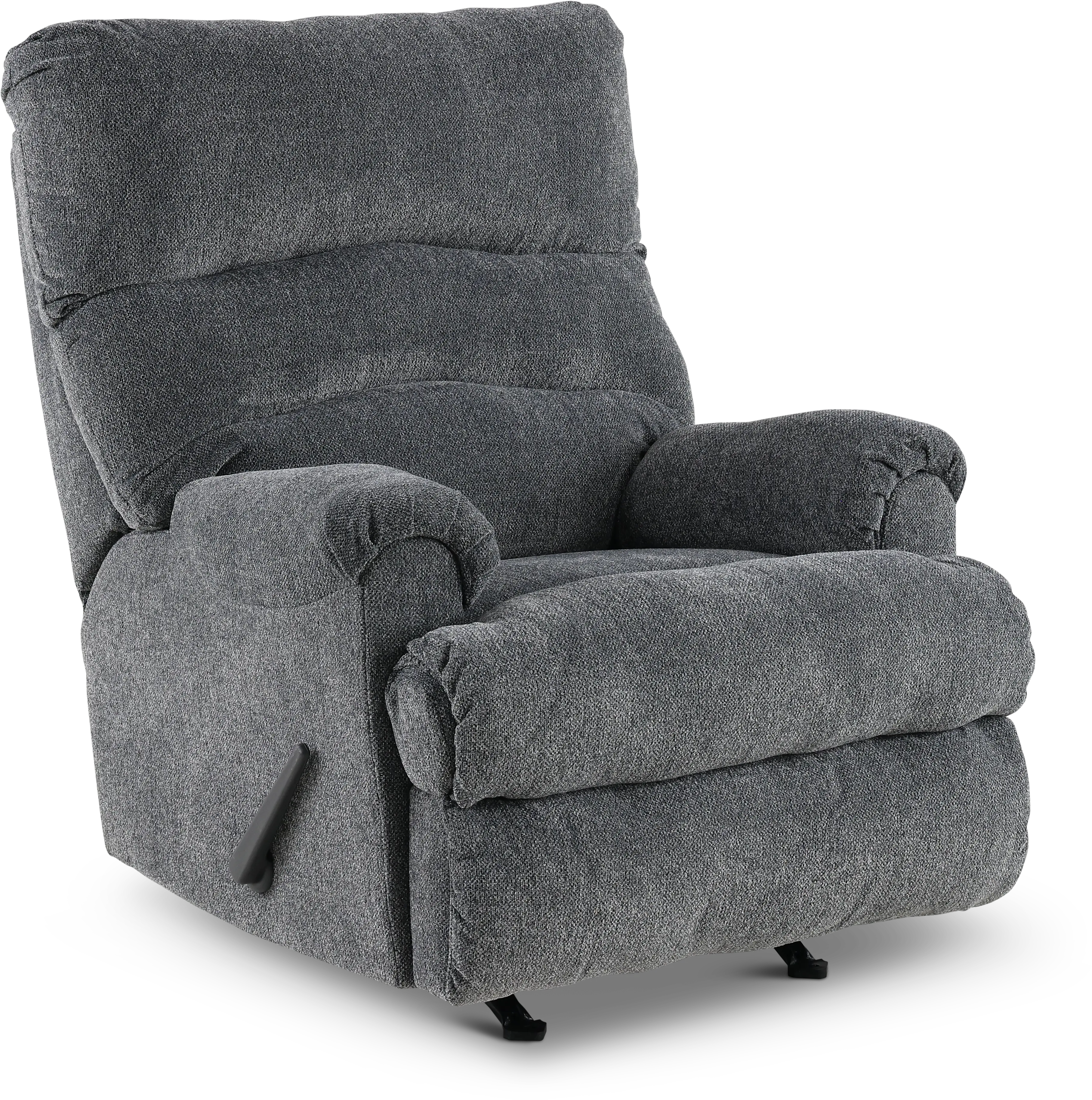 Manfort Charcoal Gray Rocker Recliner-9