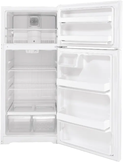 GE Top Freezer Refrigerator GTS17DTNRWW | RC Willey