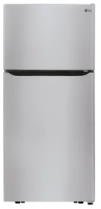 LTCS20020S LG 20.2 Cu. Ft. Top Freezer Refrigerator - Stainless Steel