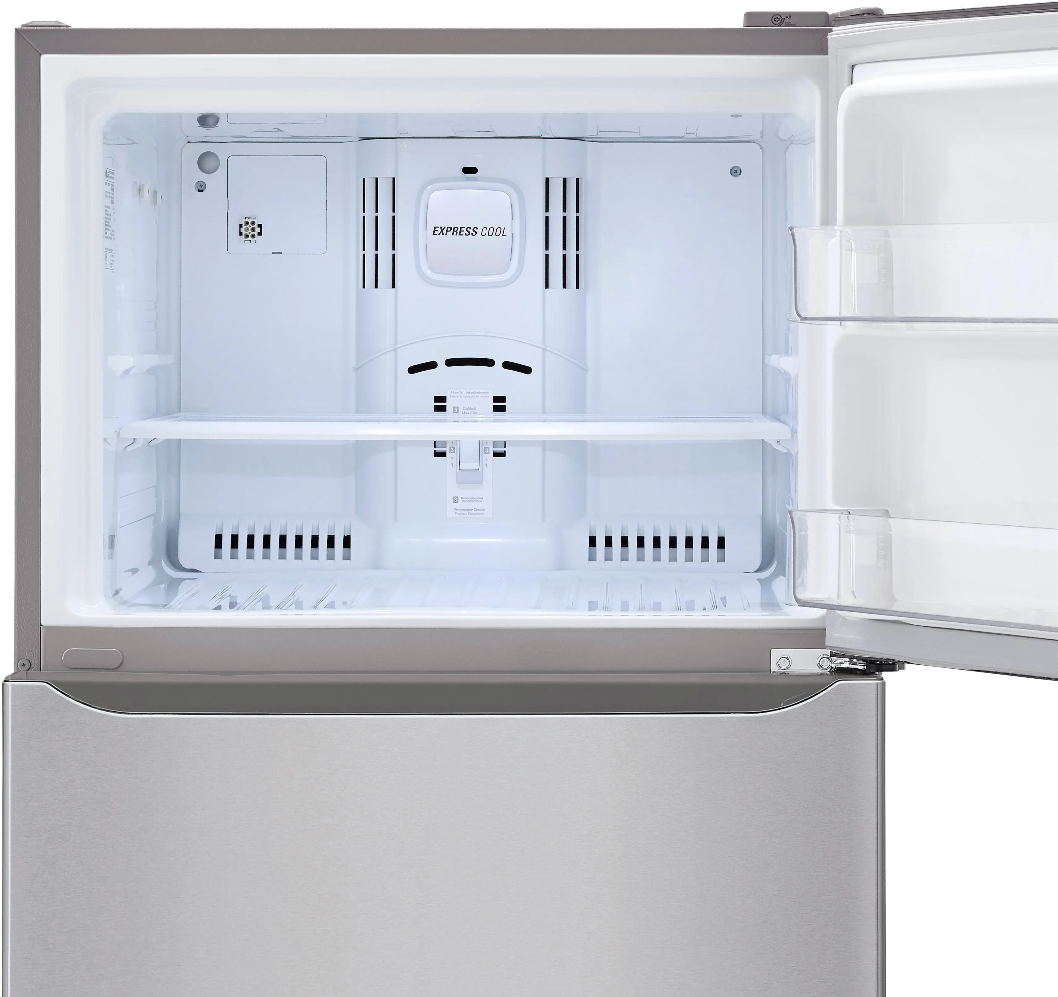LTCS20020S LG 20.2 cu ft Top Freezer Refrigerator - 30 W Stainless Steel-2